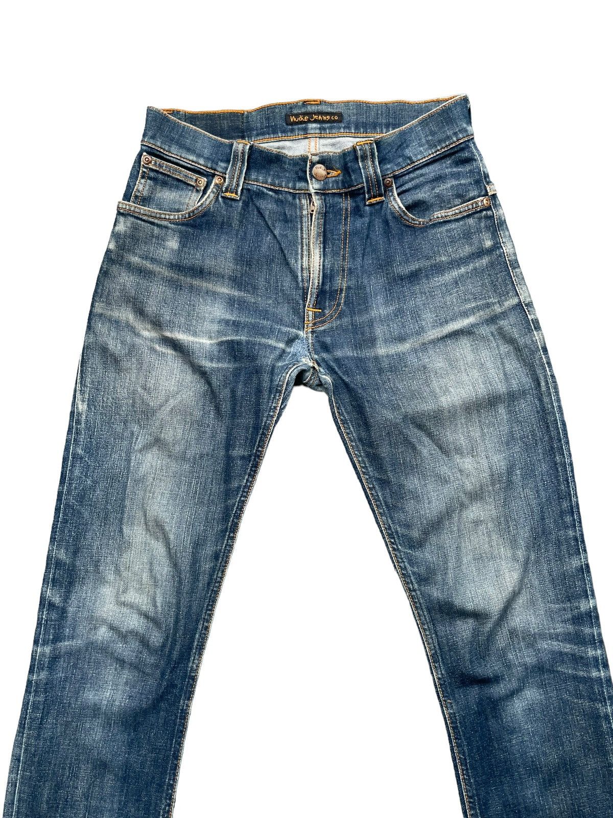 Nudie Jeans Vintage Nudie Faded & Distressed Denim Size US 30 / EU 46 - 3 Thumbnail