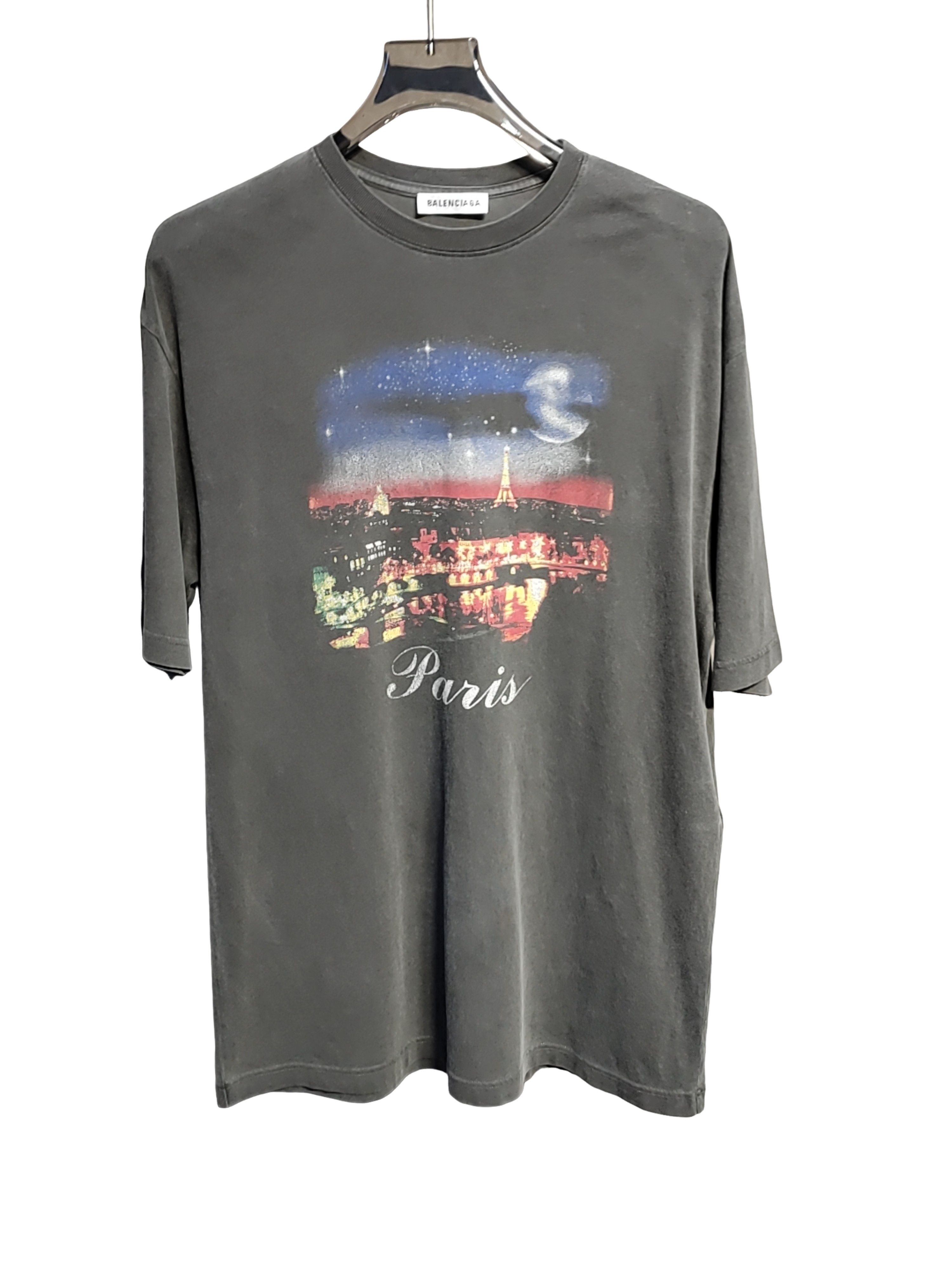 Balenciaga FW'18/19 Paris Skyline Print T-shirt | Grailed