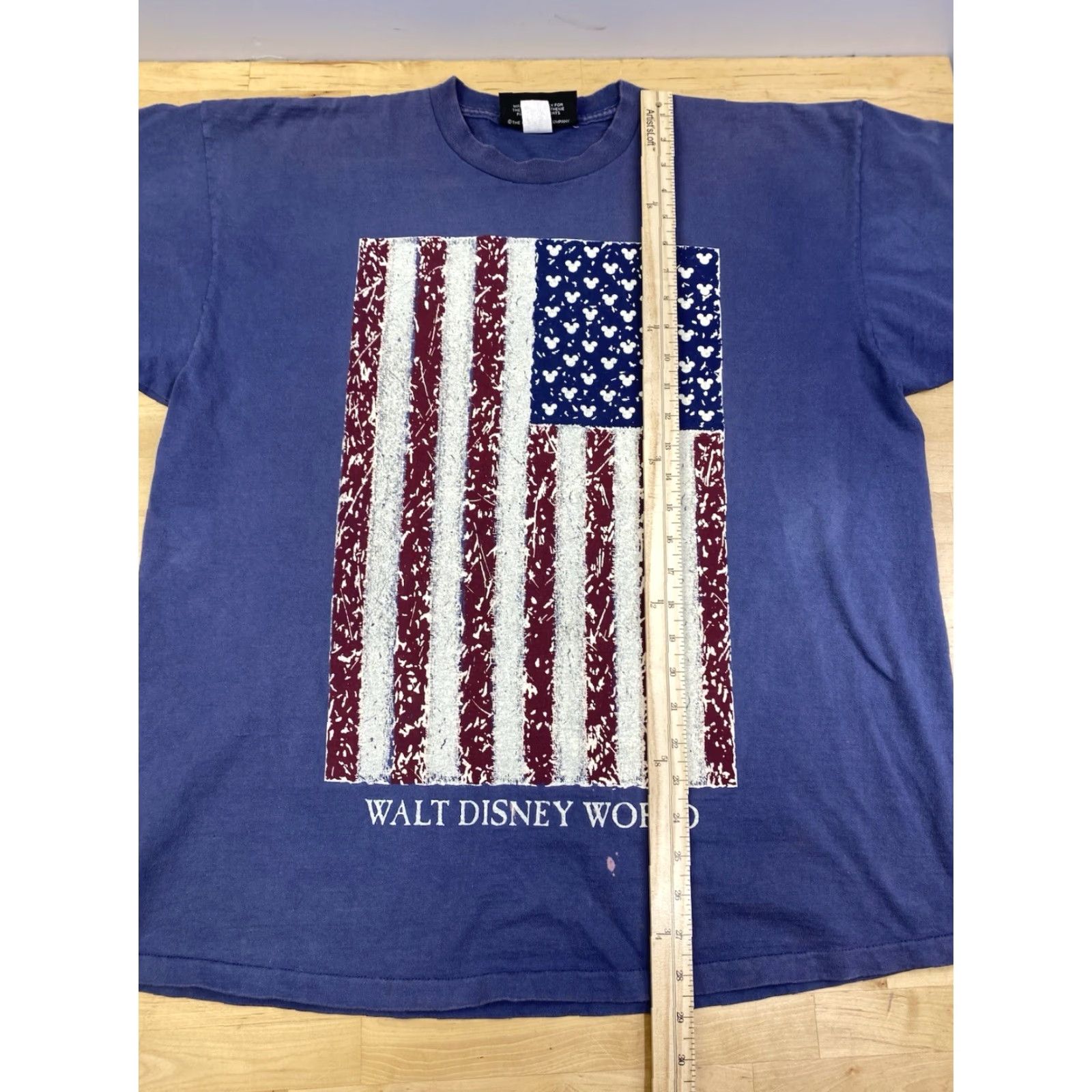 Disney VINTAGE Walt Disney World T Shirt Mens L/XL Blue USA 10449 Size US L / EU 52-54 / 3 - 6 Thumbnail
