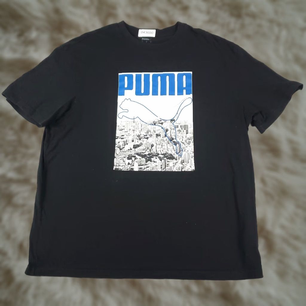 Puma Puma Black Casual T-Shirt Men's Large Short Sleeve Graphic Logo Modern Sports Size US L / EU 52-54 / 3 - 1 Thumbnail