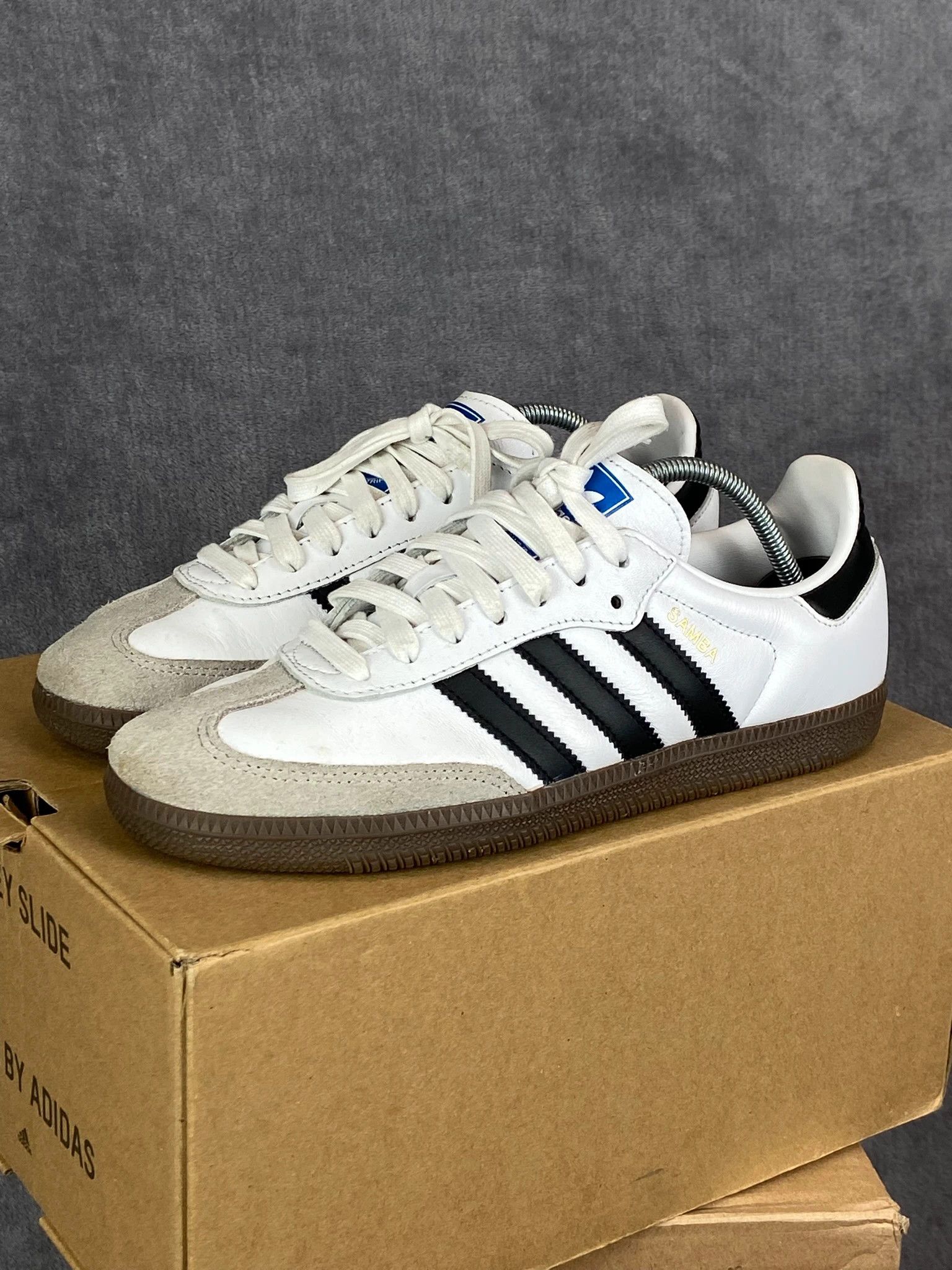 Adidas Samba OG Grey Sneakers Size 40 - benaras.co