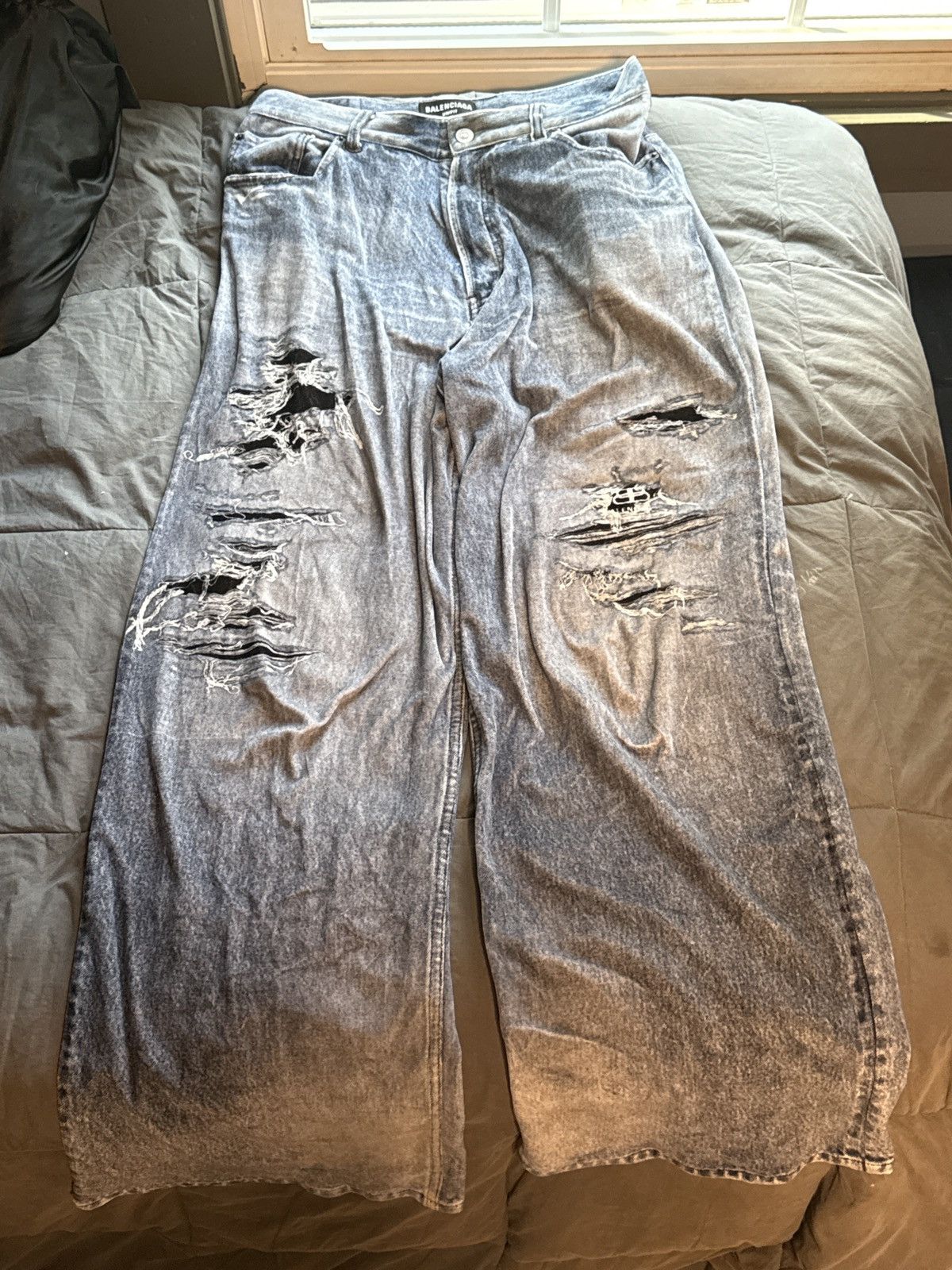 【BALENCIAGA】trompe-l'oeillayered mixofmaterials（関税込） Mirror balenciaga ダブル trompe l'oeil 長袖 t シャツ