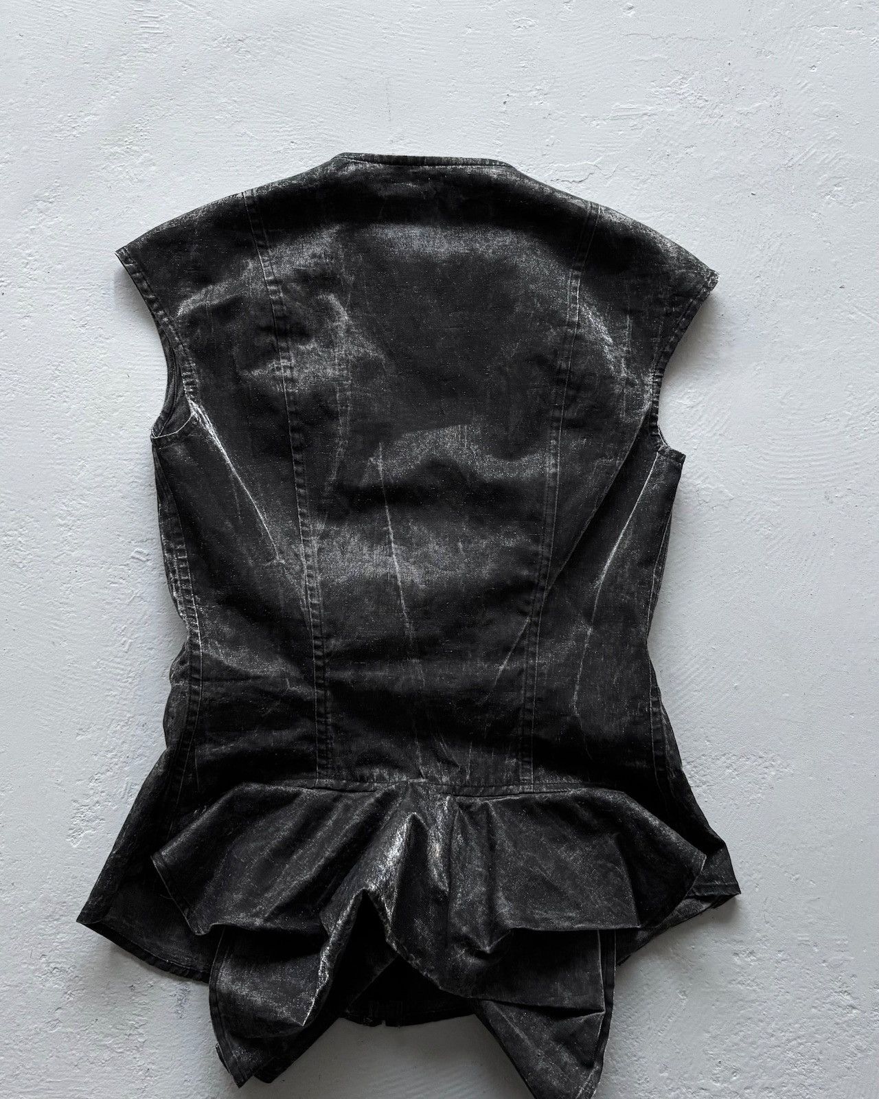 Yohji Yamamoto Yohji Yamamoto 2004SS Linen Blend Vest Size US M / EU 48-50 / 2 - 4 Thumbnail