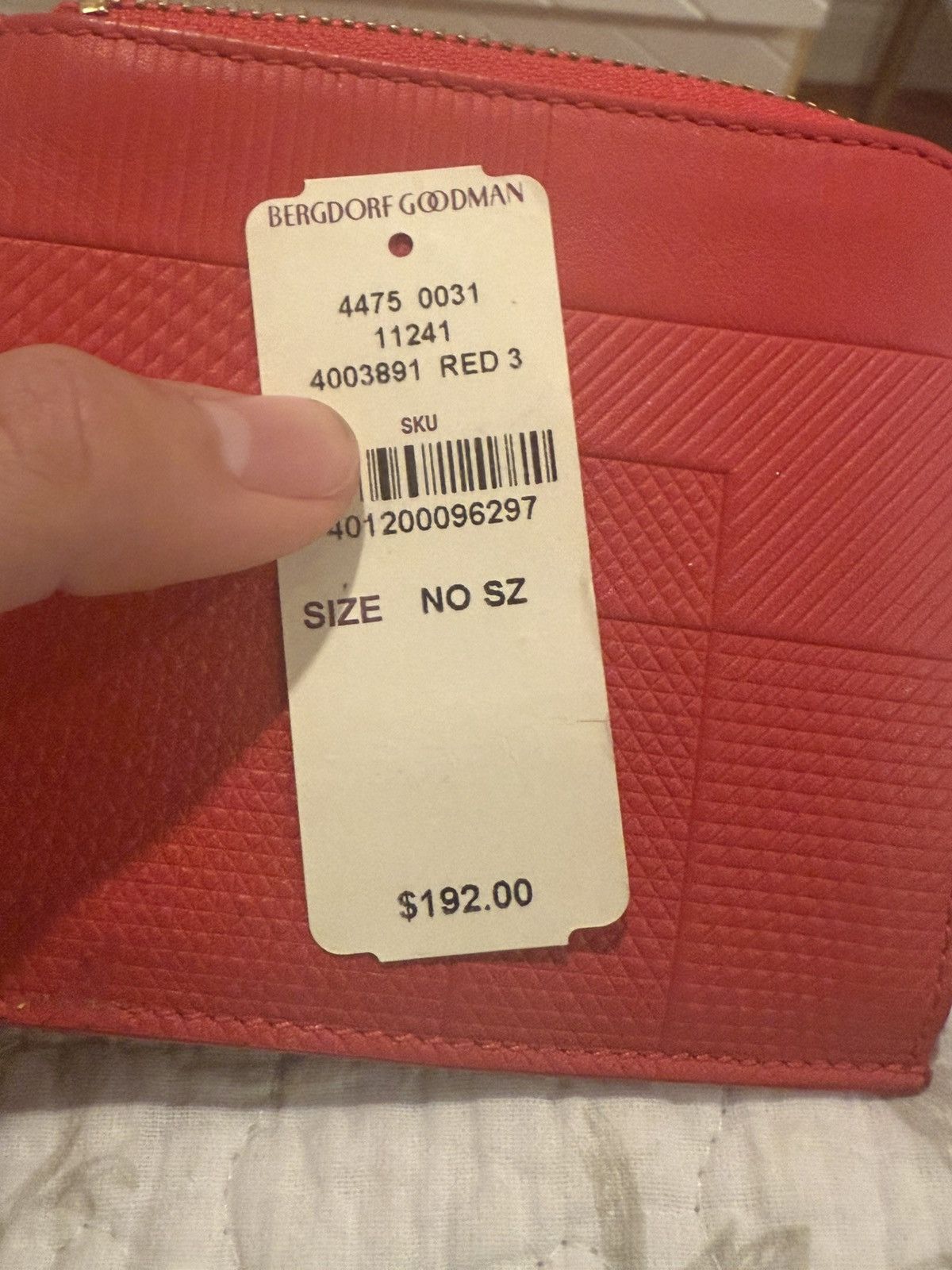Comme des Garcons Red Comme Des Garçons zip up Wallet Size ONE SIZE - 5 Thumbnail