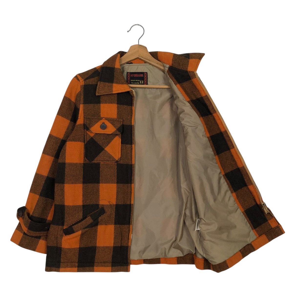Japanese Brand 🔥VINTAGE WOOL CHORE JACKET MCGREGOR TARTAN ISSEY MIYAKE Size US M / EU 48-50 / 2 - 13 Thumbnail