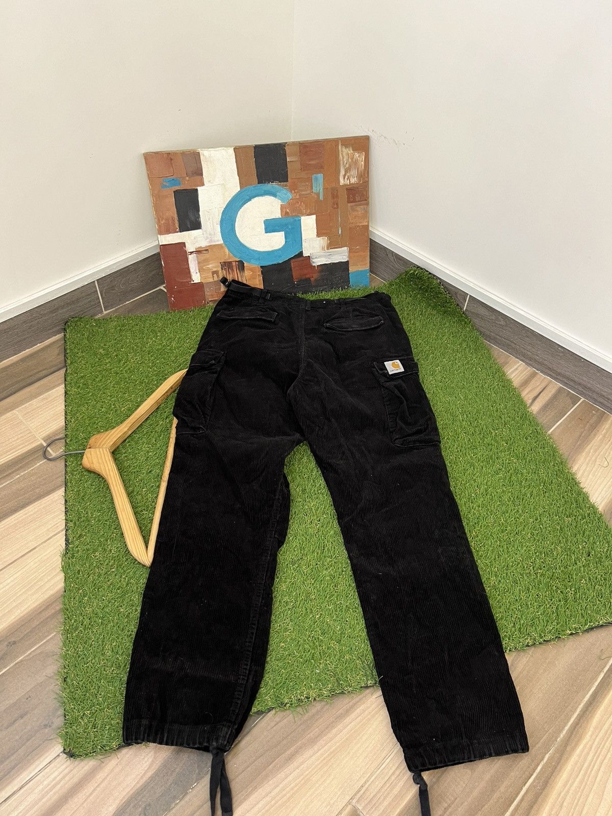 Vintage Carhartt Corduroy Velvet Brown Pants Y2K USA