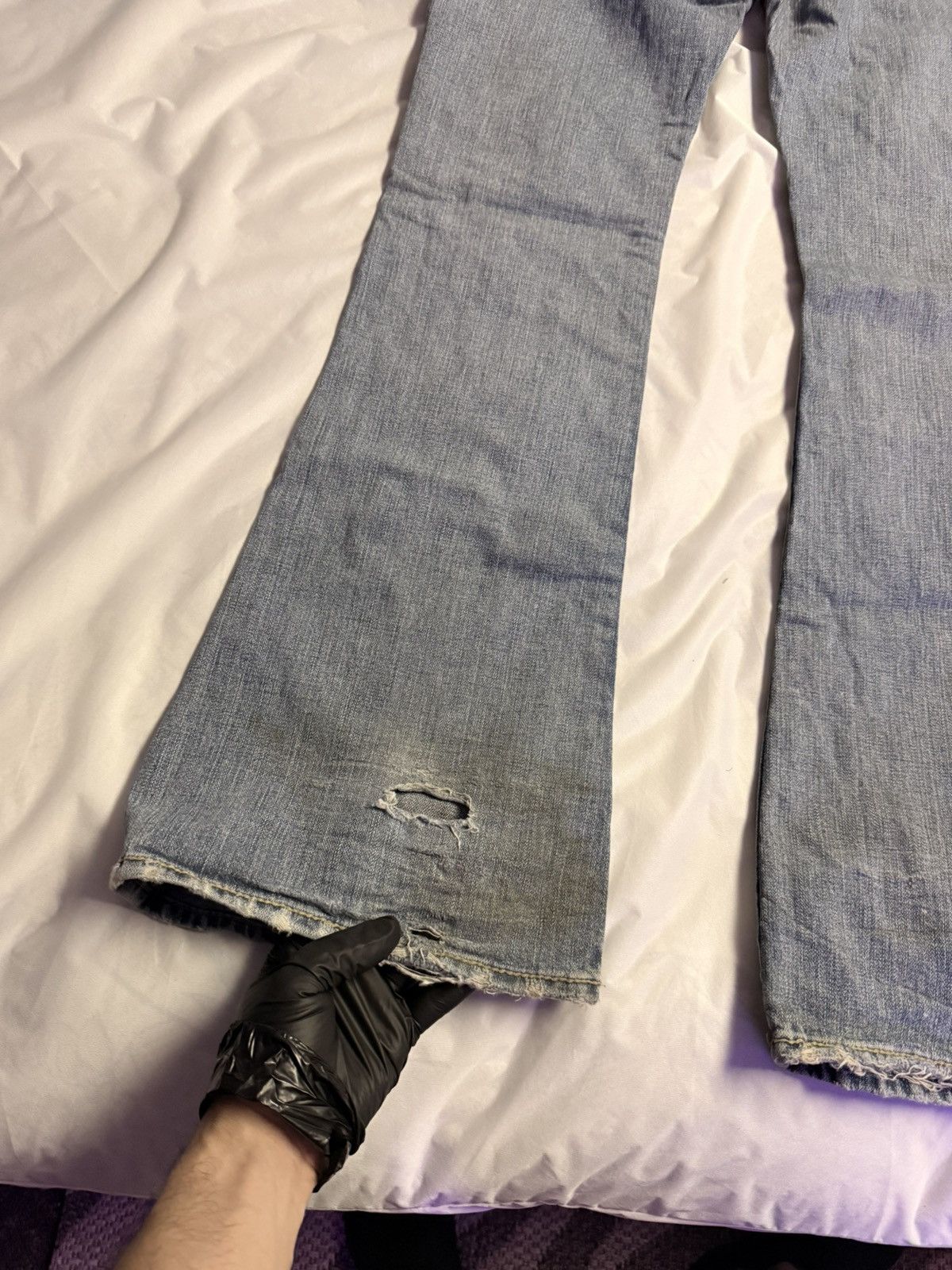True Religion × Vintage Rainbow True Religion Jeans Real Vintage Y2K Bobby Big T Cut Size 31" - 11 Thumbnail