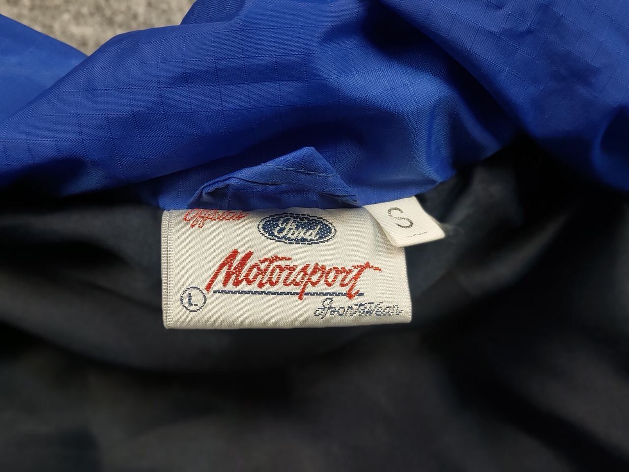 Vintage Vintage 90's Ford Motorsport Racing Winter Blue Nylon Jacket Size US S / EU 44-46 / 1 - 21 Thumbnail