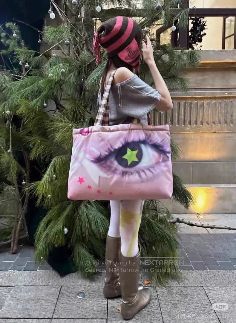 Vivienne Westwood Vivienne Westwood Pink and brown colorway - Saturn wool be Size ONE SIZE - 3 Thumbnail