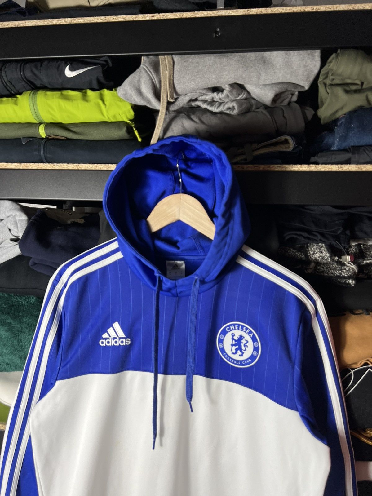 Adidas Chelsea 2015 2016 Adidas Training Top Soccer Y2K Size US M / EU 48-50 / 2 - 2 Thumbnail