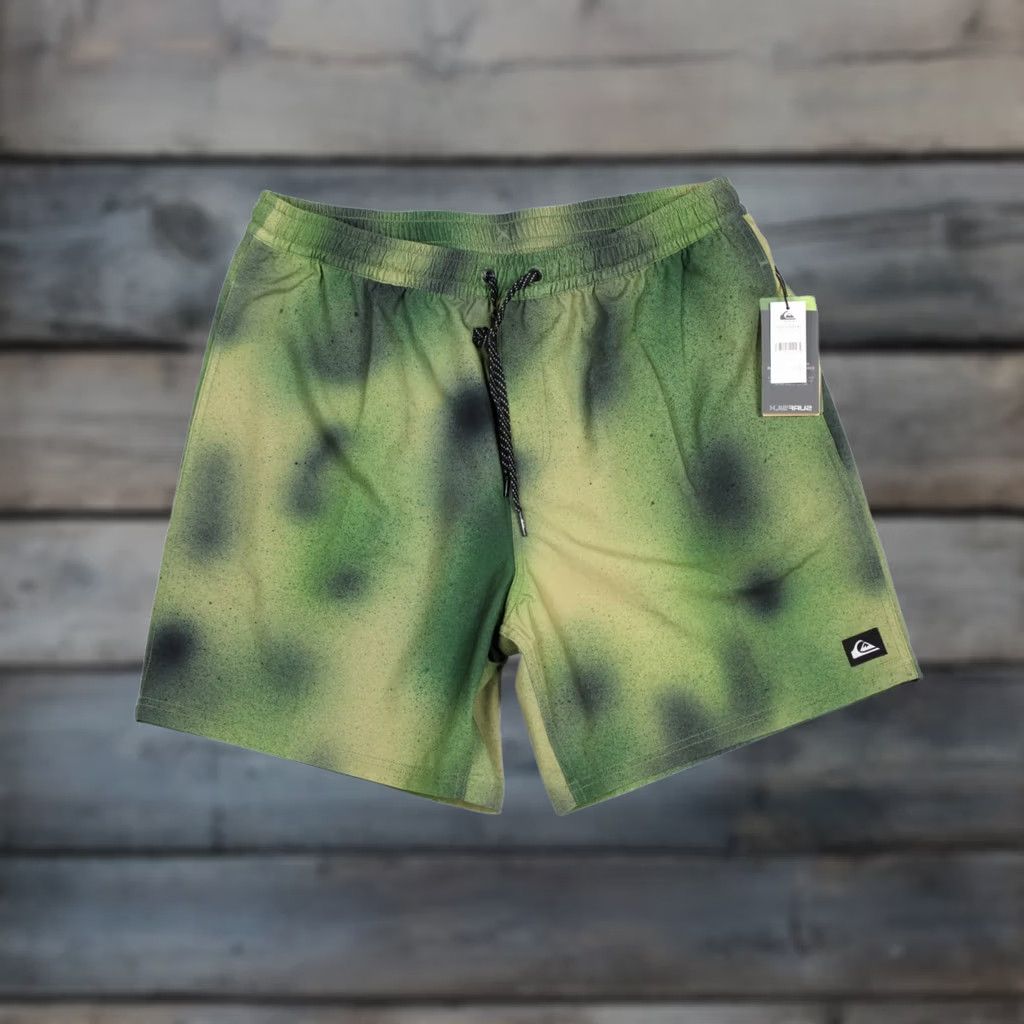 Quiksilver Quiksilver Men's Surfsilk Mix Volley Shorts XL x 7" Green Size US 36 / EU 52 - 1 Thumbnail