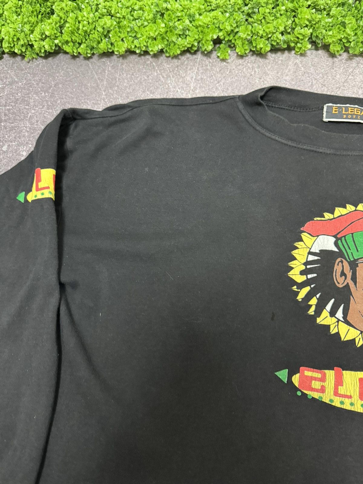 Vintage Vintage E Legal Boyz Rasta Vintage Long Sleeve Rare Boxy Fit Size US XL / EU 56 / 4 - 8 Thumbnail