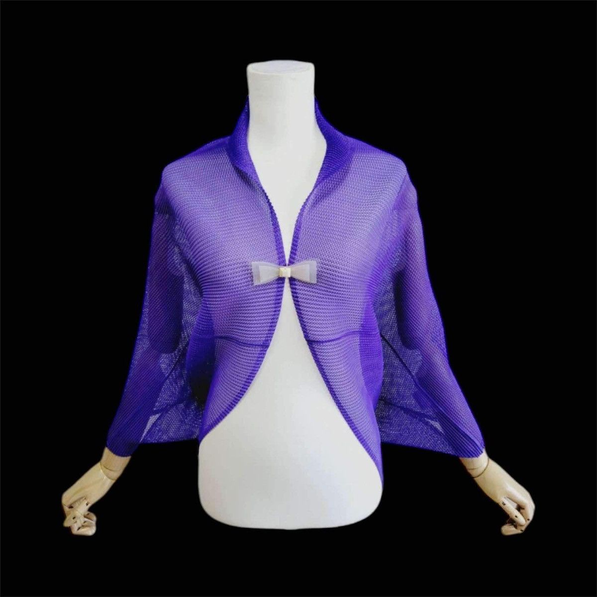 Issey Miyake × Japanese Brand × Pleats Please Issey Miyake 🔥Rare Issey Miyake Pleats Please Deformed Pleated Cardigan Size US XL / EU 56 / 4 - 2 Thumbnail