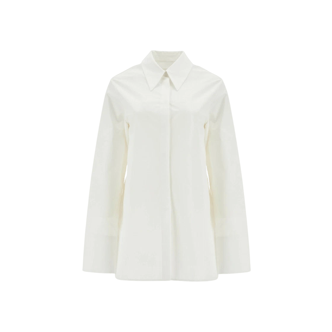 Jil Sander o1s22i1n0125 Poplin Shirt in White Size XXS / US 00 / IT 34 - 1 Preview