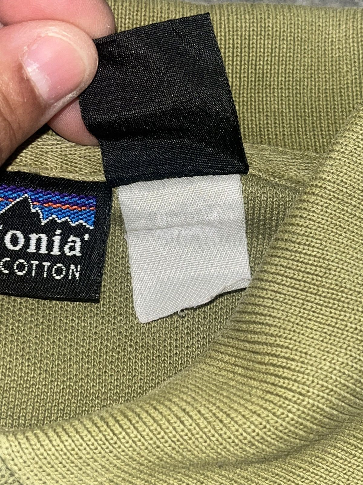 Patagonia Vintage Patagonia Men's Olive Green Short Sleeve Polo Shirt Size US M / EU 48-50 / 2 - 6 Thumbnail