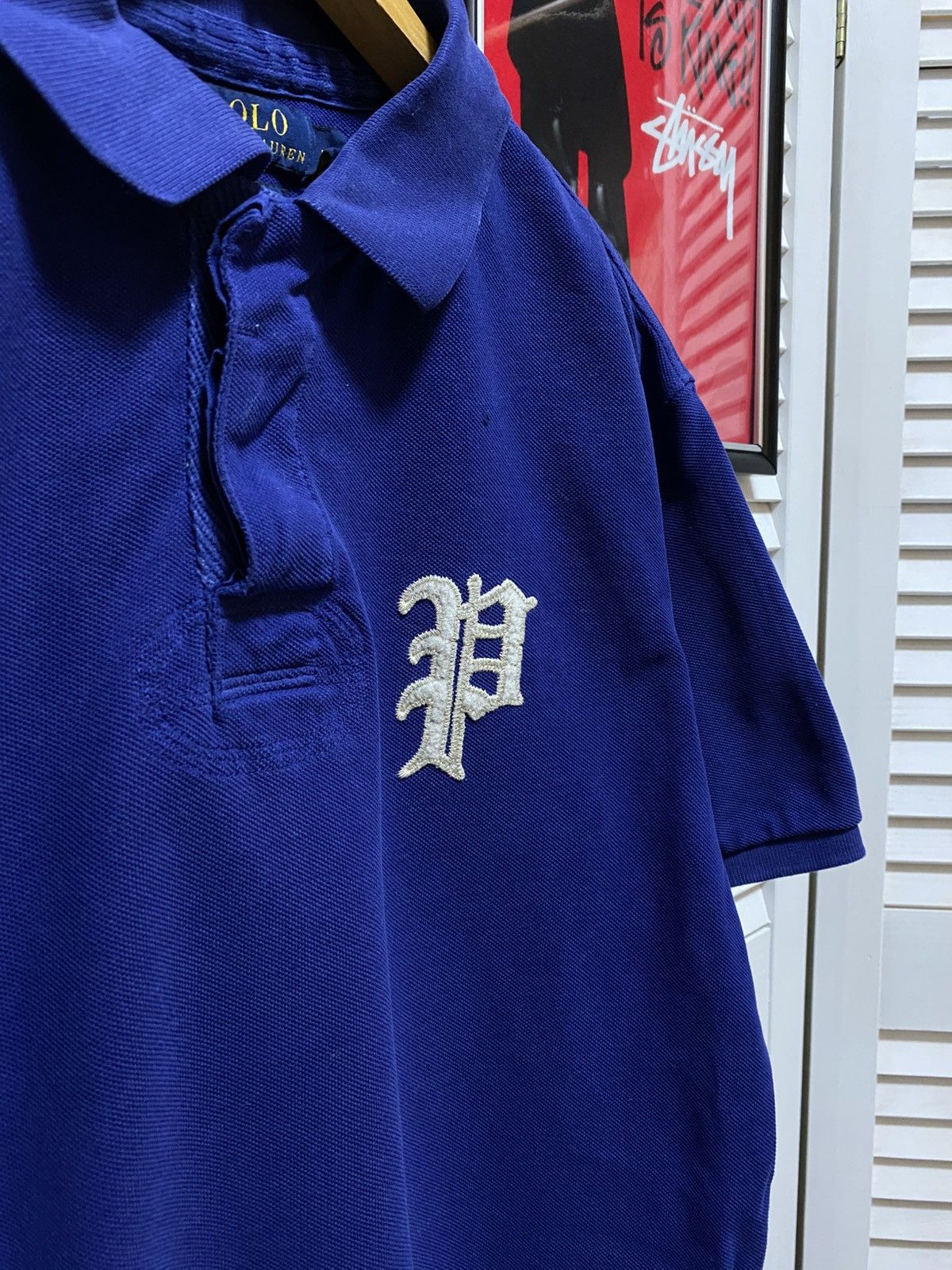 Polo Ralph Lauren Vintage Polo Ralph Lauren Knit Logo P Shirt Retro Casual Size US L / EU 52-54 / 3 - 3 Thumbnail