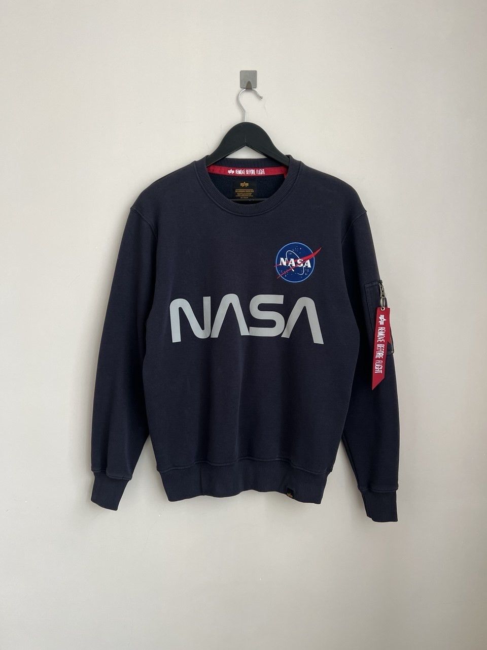 Alpha Industries Alpha Industries NASA sweatshirt with logo men's size S Size US S / EU 44-46 / 1 - 1 Thumbnail