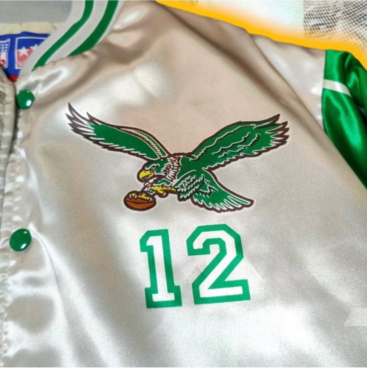 NFL × Starter × Vintage 💎 ViNTaGe 💎 Philadelphia Eagles STaRLiNe FaNiMaTioN JaCKeT 🧥 Size US M / EU 48-50 / 2 - 4 Thumbnail