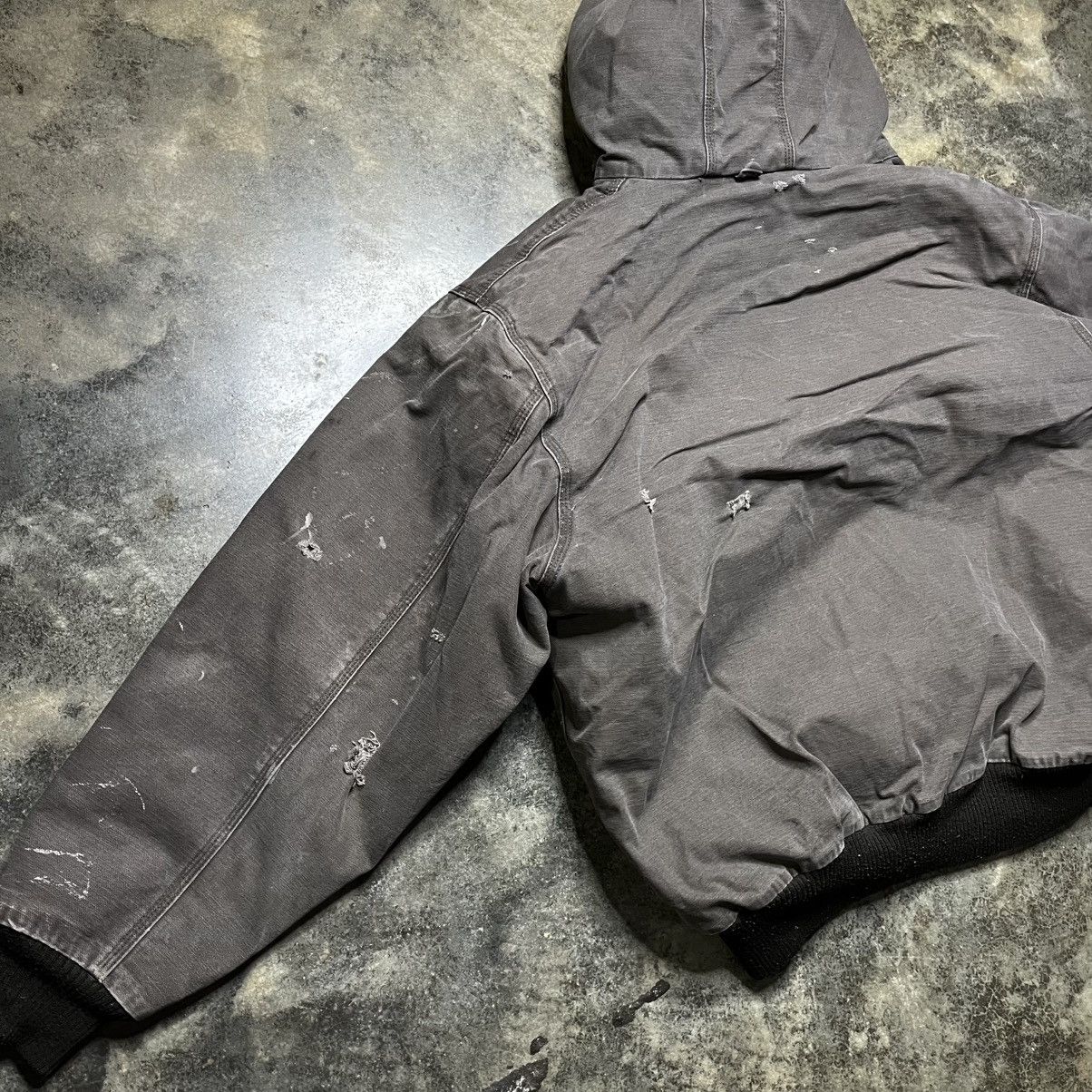 Vintage vintage carhartt style zip up distressed jacket Size US L / EU 52-54 / 3 - 7 Thumbnail