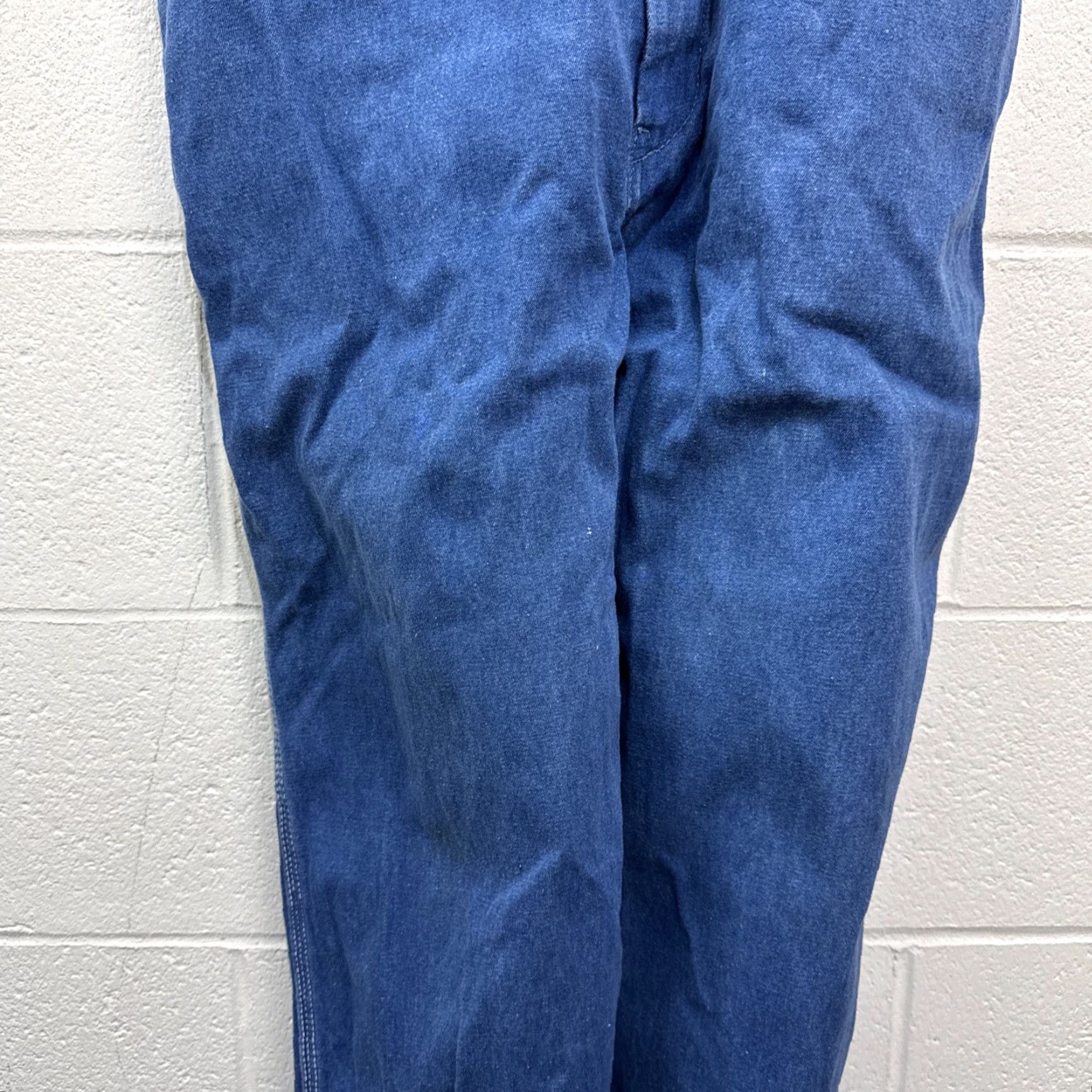 Denime Liberty Denim Bib Overalls Men Regular Size 38x30 Blue 90s Retro Workwear Size US 38 / EU 54 - 5 Thumbnail