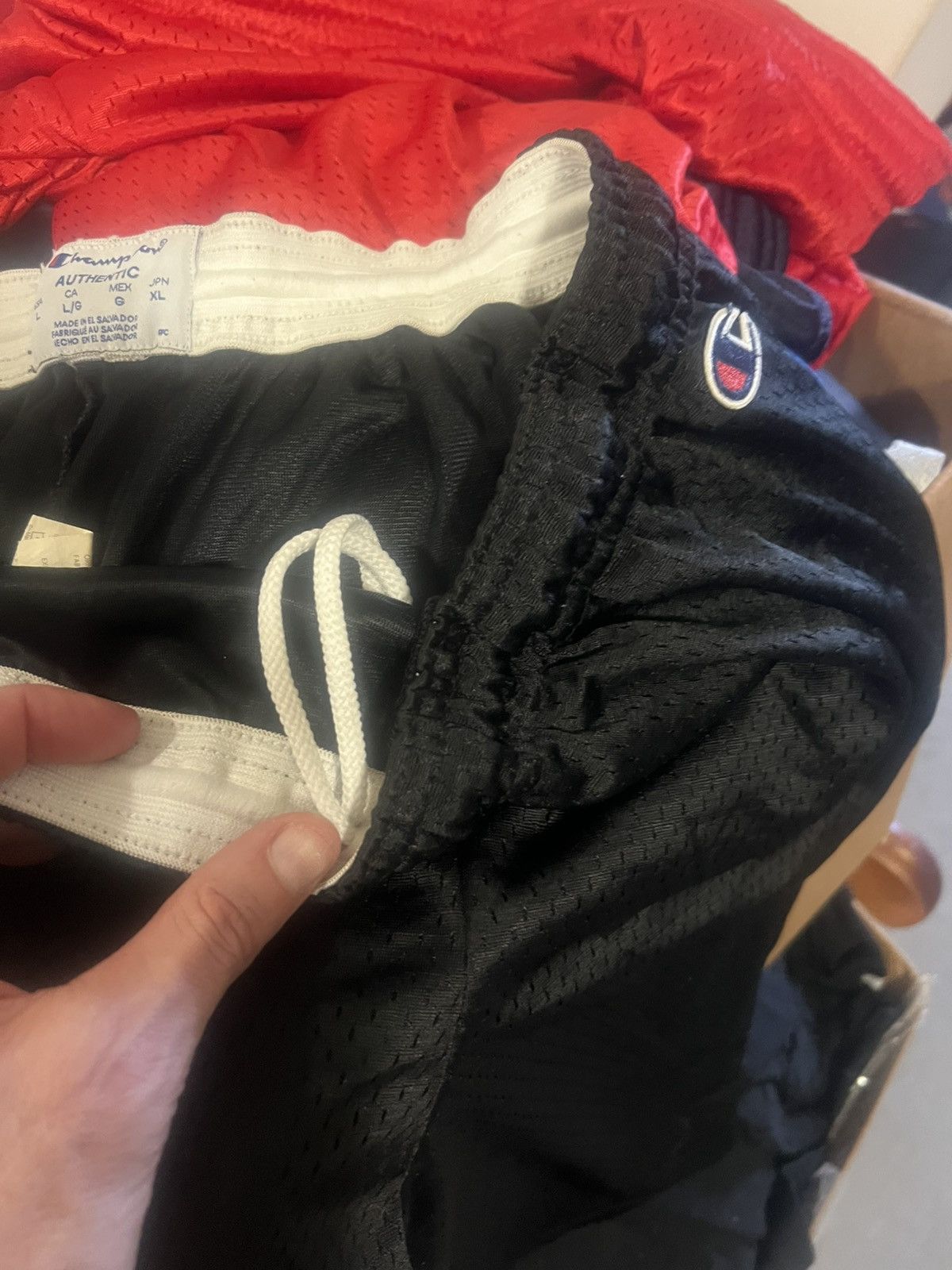 Champion Nelk Boys Full Send Champion black mesh shorts large Size US 32 / EU 48 - 4 Thumbnail