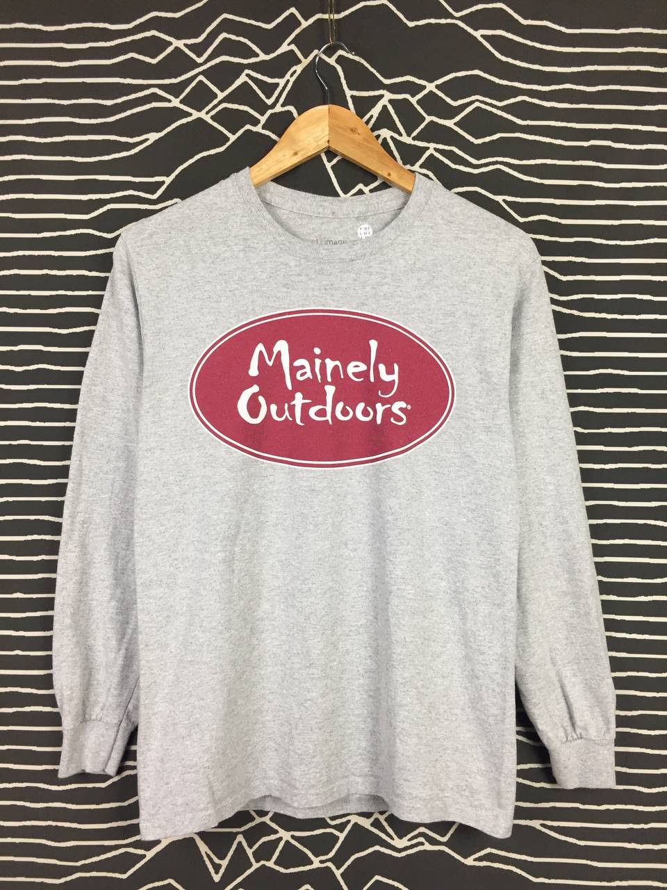 Vintage Mainely Outdoors Umaine Farmington Longsleeve Tee Size US S / EU 44-46 / 1 - 5 Thumbnail