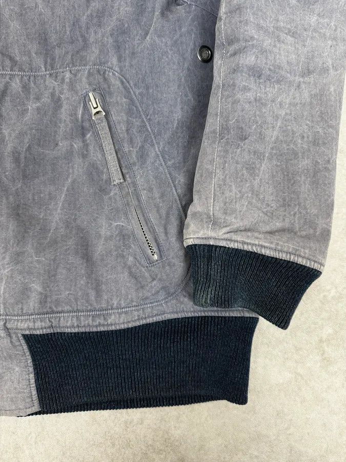 Our Legacy Our Legacy Dyed Blue Eroded Bomber Jacket Size US M / EU 48-50 / 2 - 8 Thumbnail