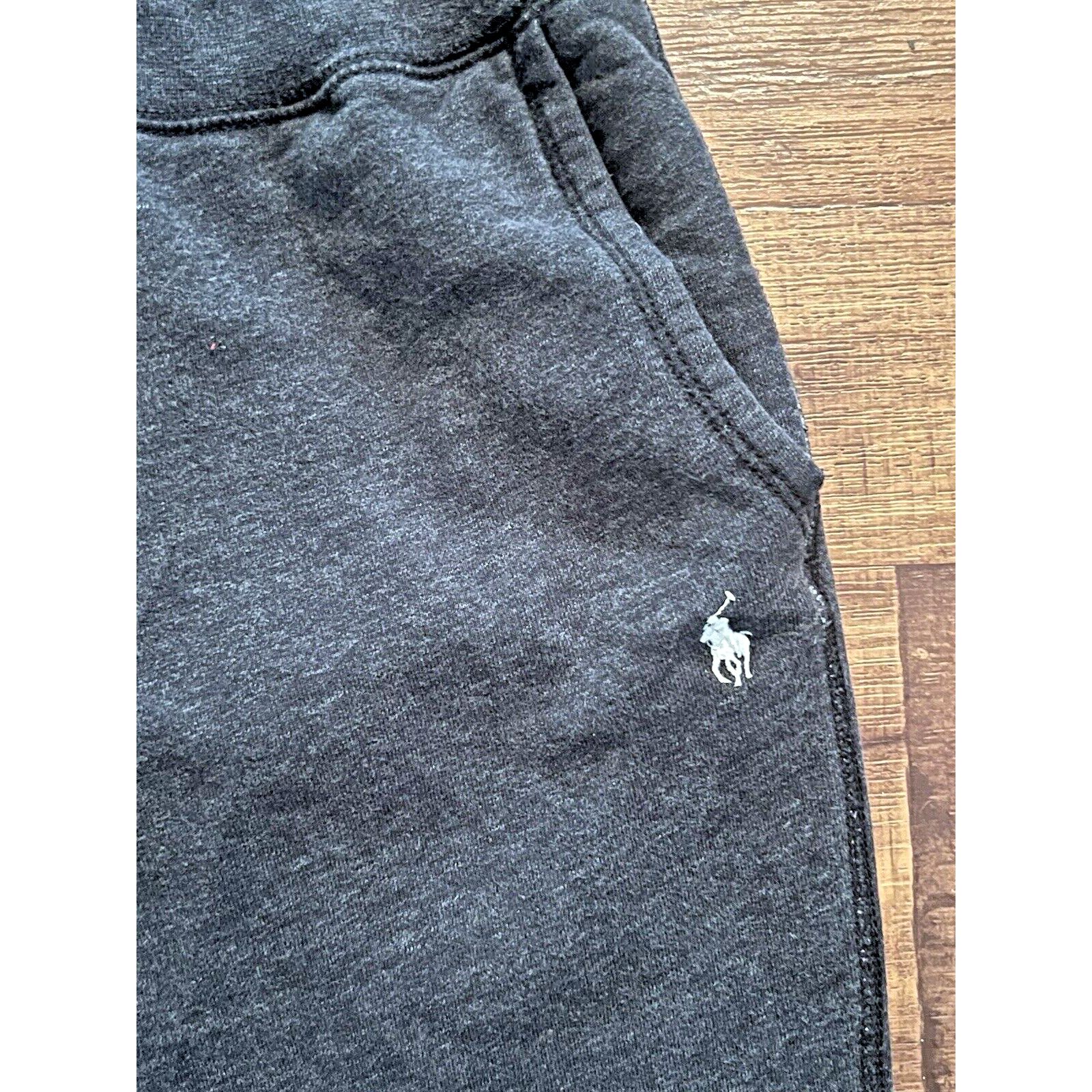 Polo Ralph Lauren RALPH LAUREN Men Dark Grey Heather S Fleece Sweatpants $110 Size US 32 / EU 48 - 2 Thumbnail