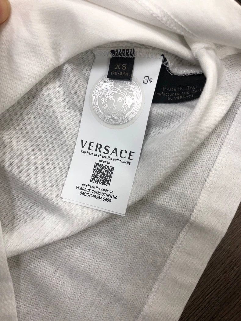 Versace Versace Main line white short-sleeved T-shirt Size US XS / EU 42 / 0 - 3 Thumbnail
