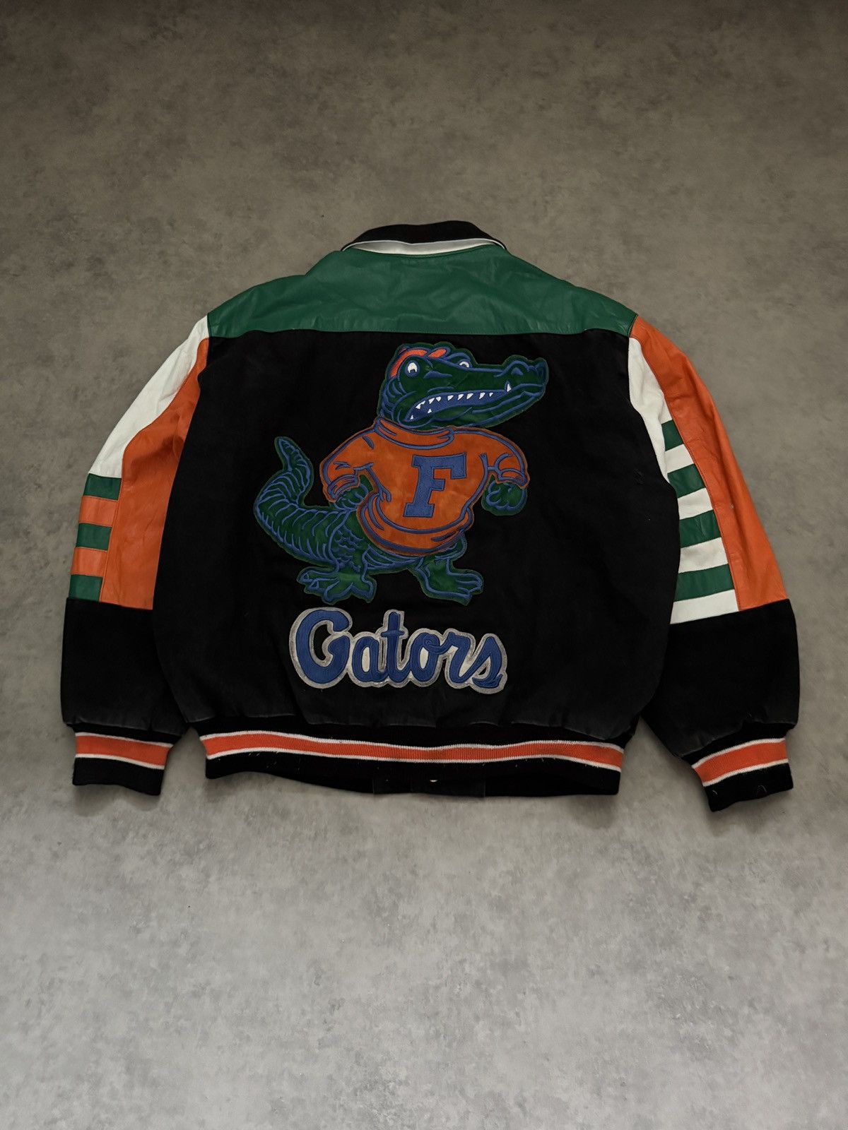 Jeff Hamilton Rare 90s Jeff Hamilton Florida Gators Lether Jacket Medium Size US M / EU 48-50 / 2 - 2 Thumbnail