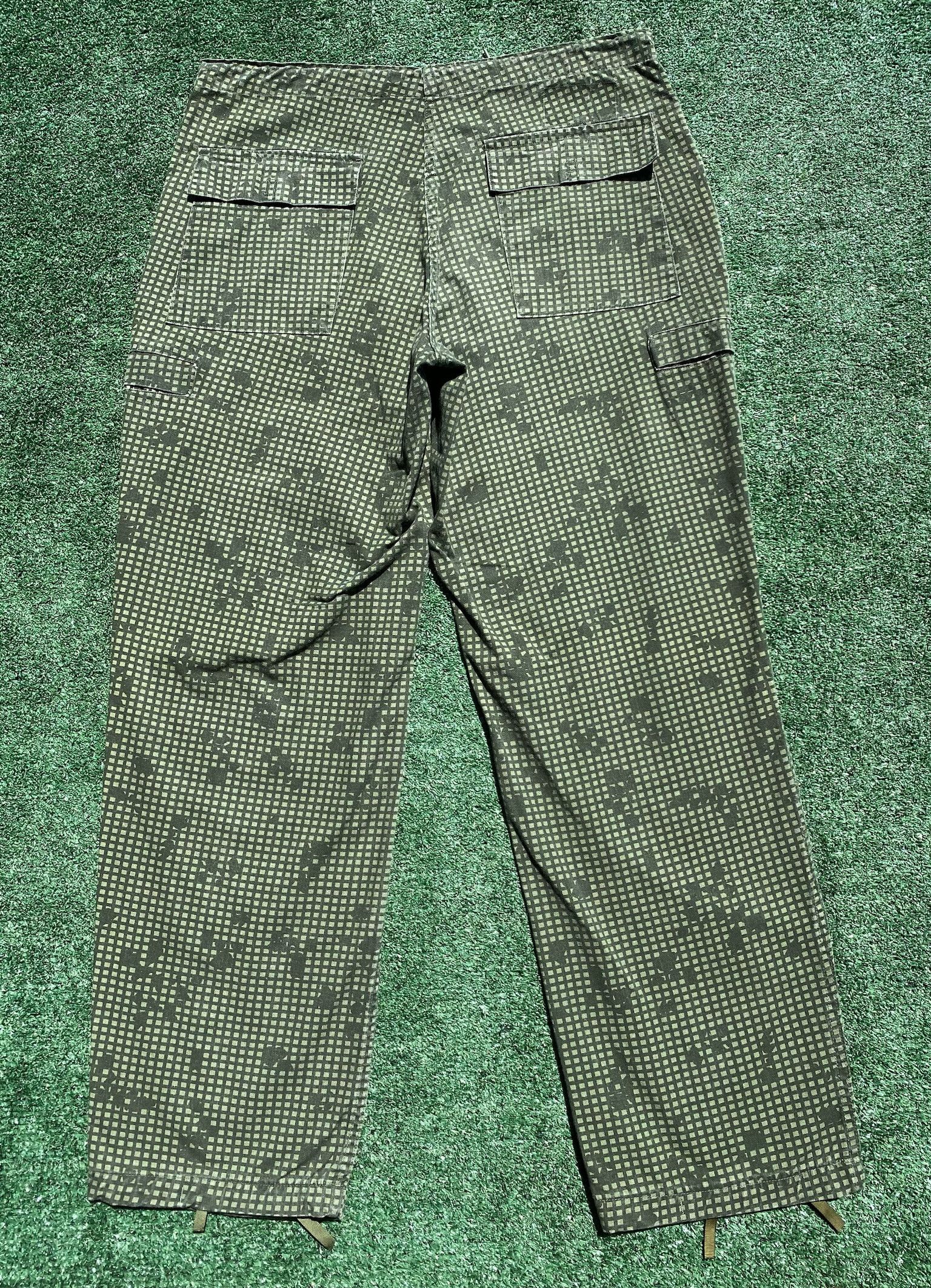 Vintage 1983 Night Desert Camo Camouflage Grid Utility Pants Large Size US 37 - 7 Thumbnail
