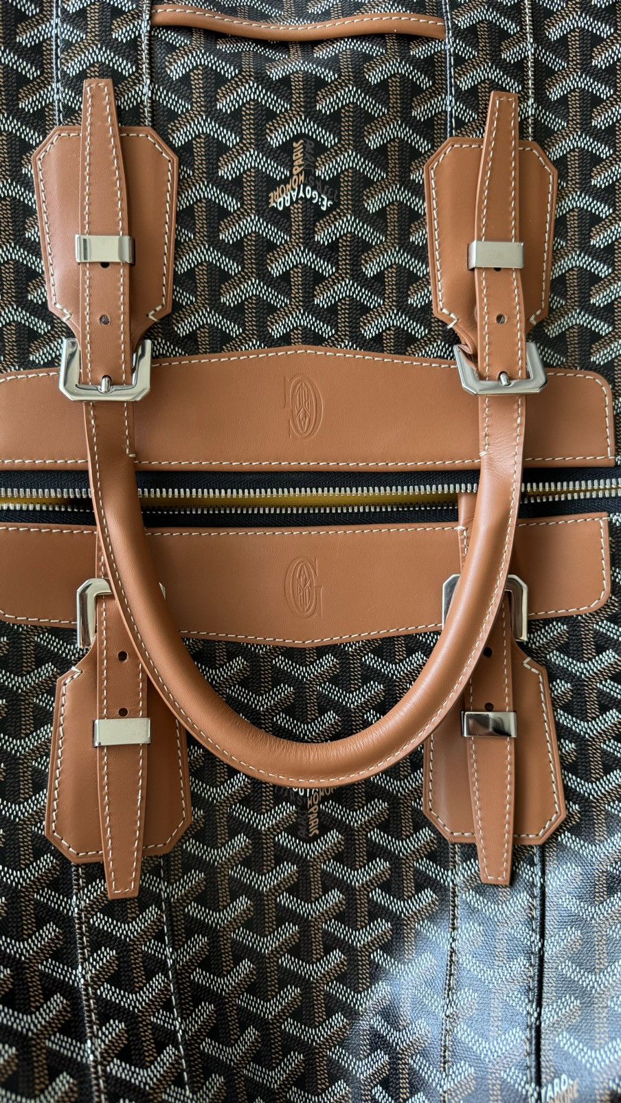Goyard Goyard 45 Bowling Boeing Foldable Duffle Hand Bag Size ONE SIZE - 4 Thumbnail