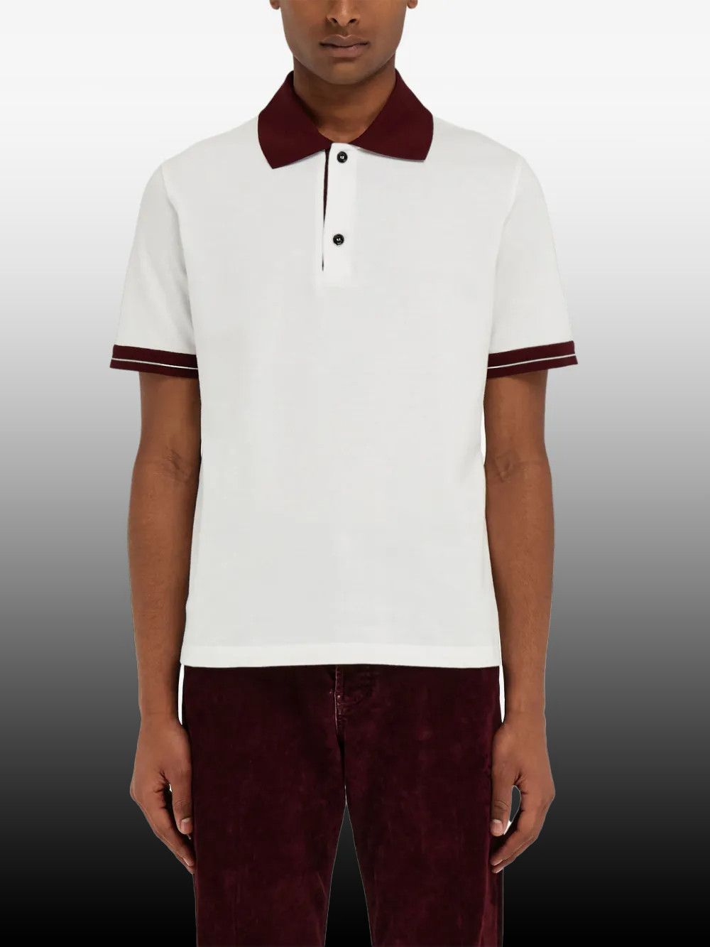 Designer × The Unbranded Brand Bandana-Print Short-Sleeved Polo Shirt Size US M / EU 48-50 / 2 - 2 Thumbnail