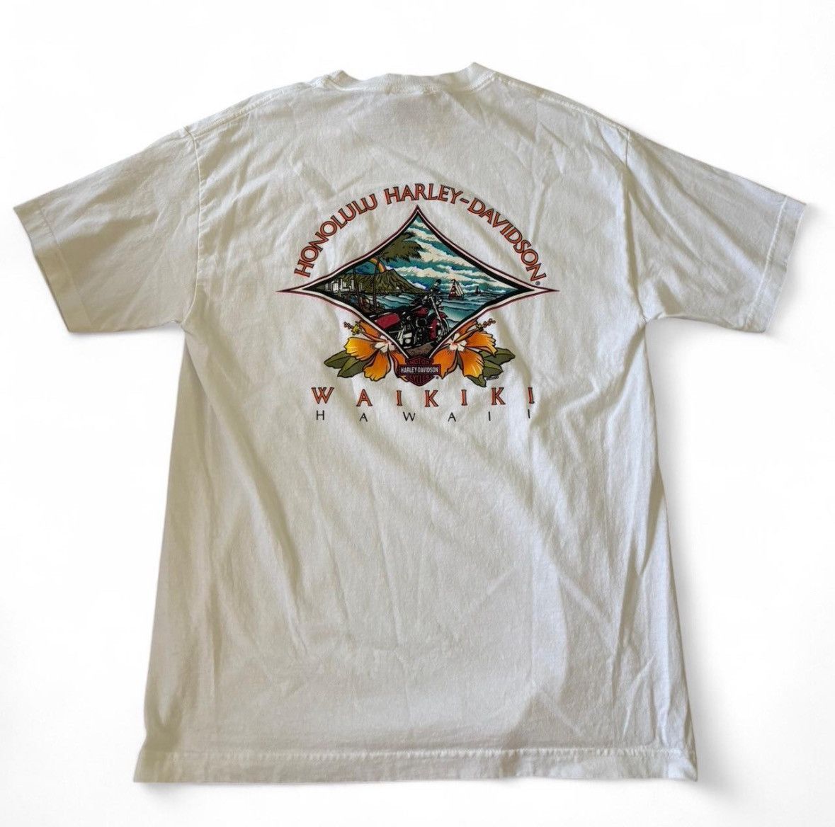 Harley Davidson Rare Vintage 1999 Harley Davidson Hawaii Tee Size US L / EU 52-54 / 3 - 2 Thumbnail
