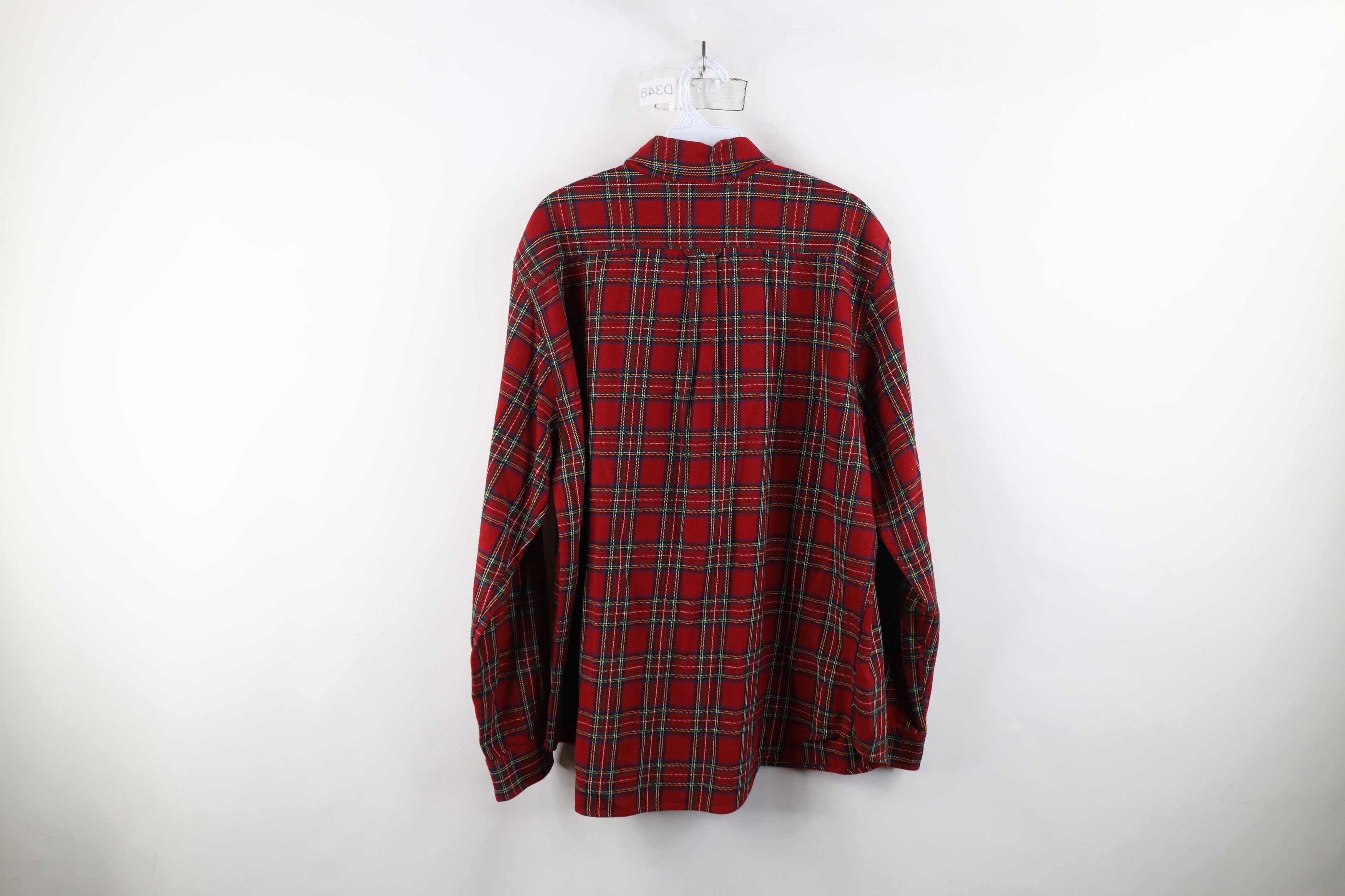 Eddie Bauer × Vintage Vintage Eddie Bauer Flannel Collared Button Down Shirt Plaid Size US L / EU 52-54 / 3 - 9 Thumbnail