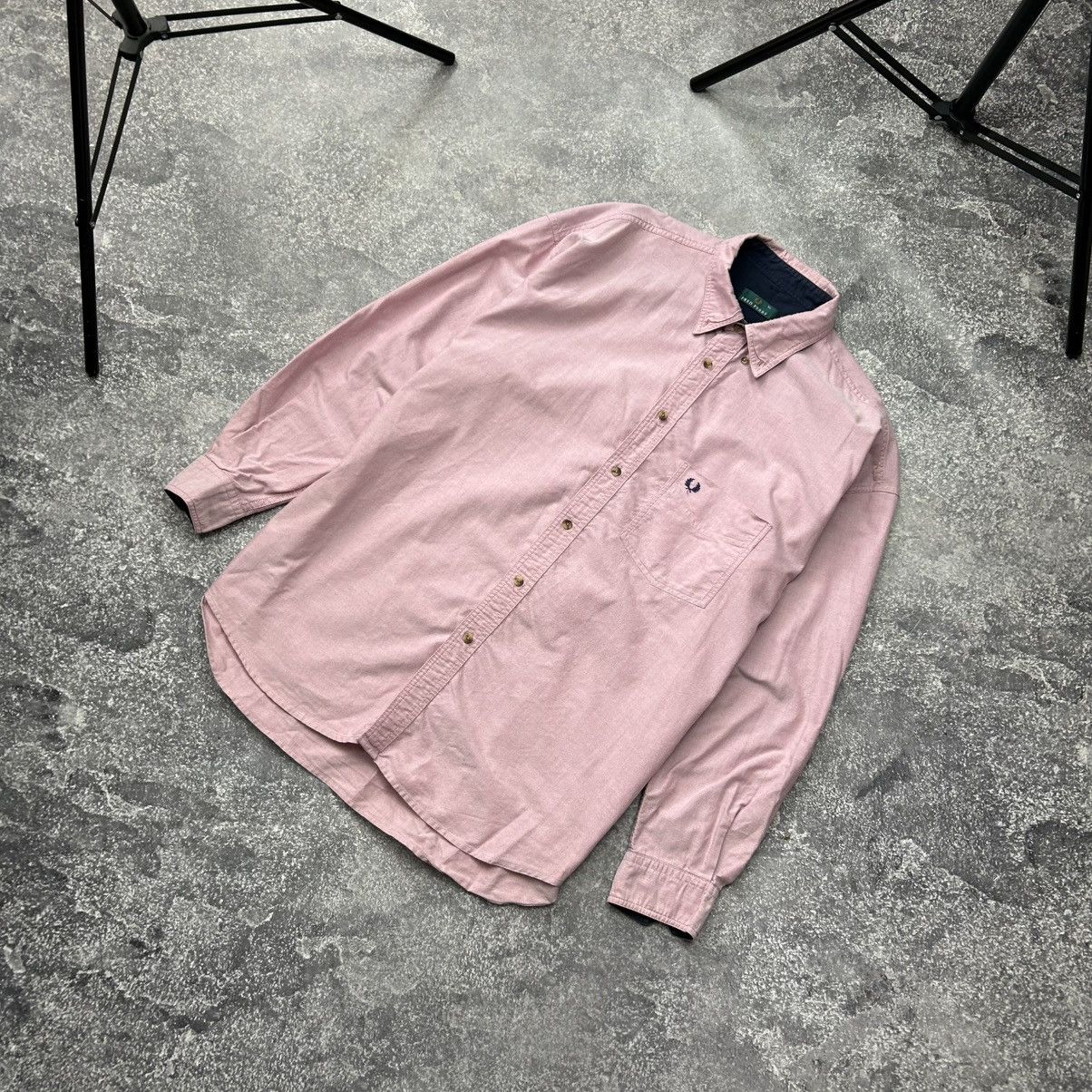 Fred Perry Vintage Fred Perry Small logo basic streetwear button shirt Size US XL / EU 56 / 4 - 1 Thumbnail