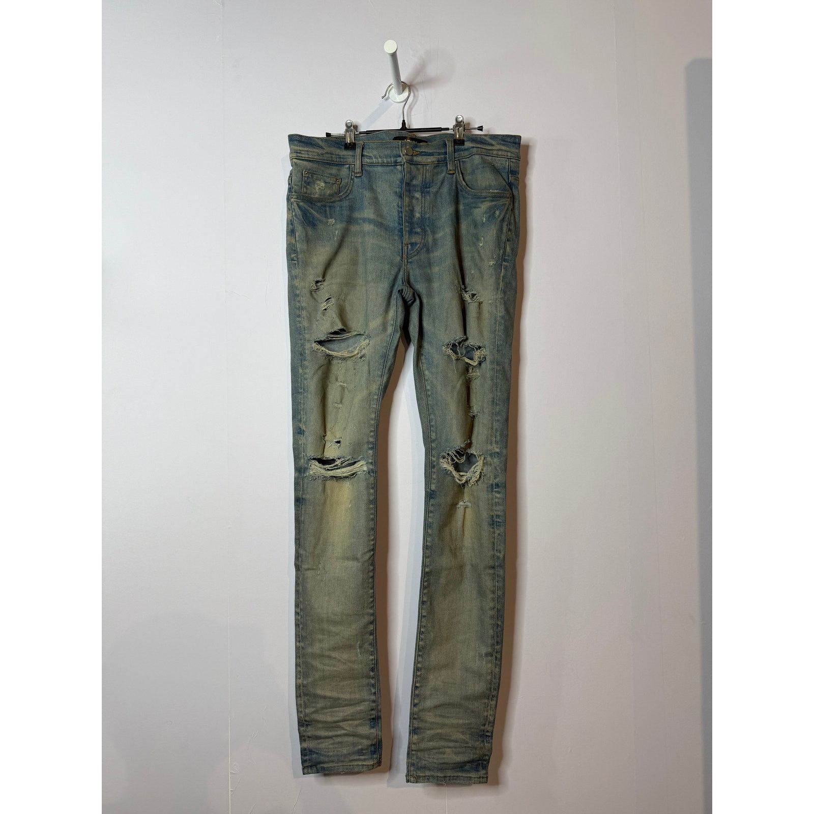 Amiri Amiri Vintage Wash Blue Jeans Size US 33 - 1 Thumbnail
