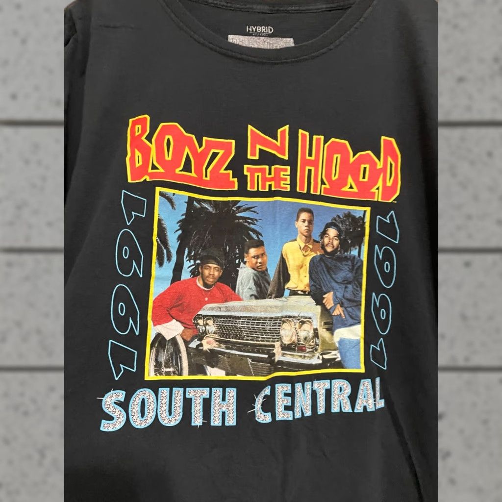 Vintage Hybrid Shirt Mens Boyz N The Hood South Central 4XL Black Short Sleeve 100% Cotton Regular T-Shirt Size US XXL / EU 58 / 5 - 1 Thumbnail