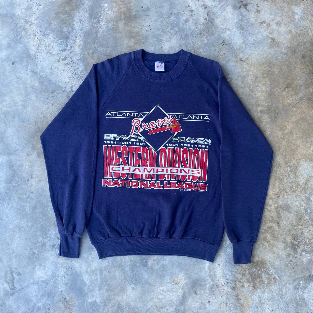 Vintage VINTAGE 1991 MLB BRAVES ATLANTA CREWNECK Size US L / EU 52-54 / 3 - 1 Thumbnail