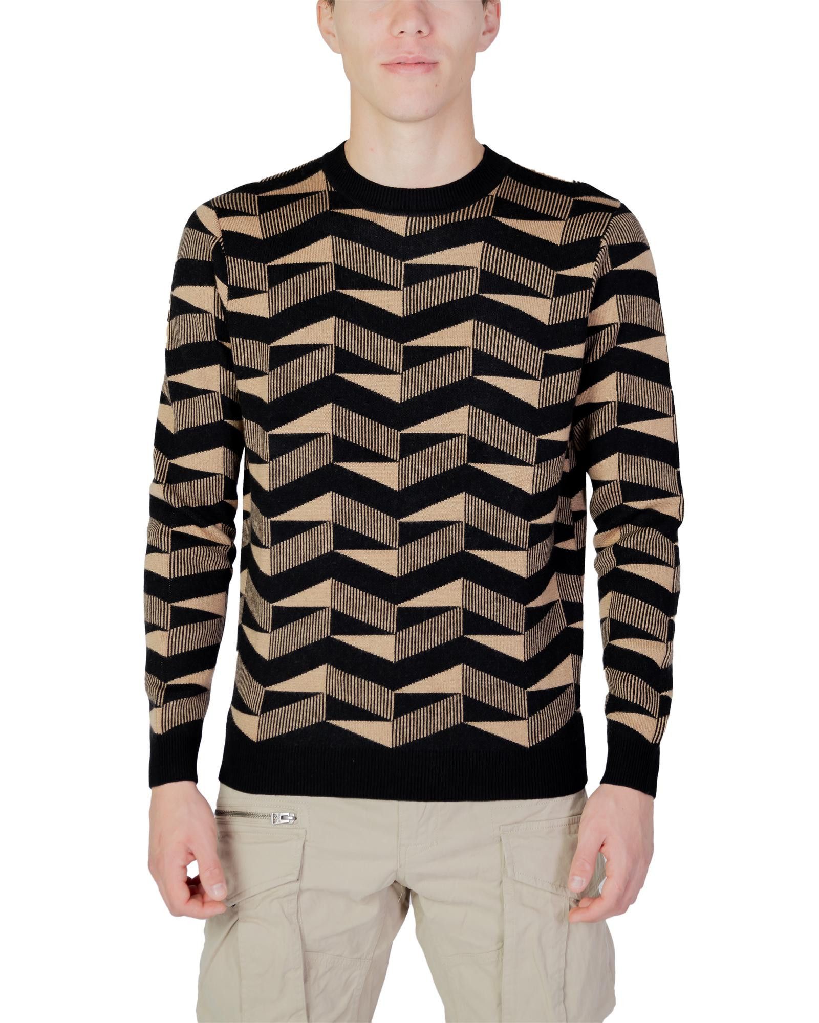 image of Antony Morato Long Sleeve Knitwear in Beige, Men's (Size 2XL)