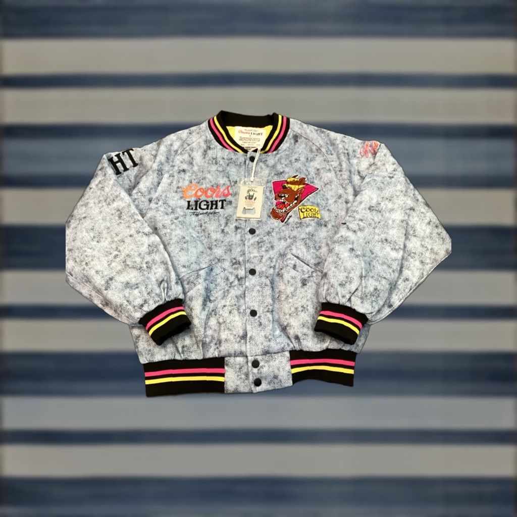Vintage VINTAGE The Laundry Room Coors Beerabunga Quilted Stadium Jacket-Unisex M Size M / US 6-8 / IT 42-44 - 1 Thumbnail