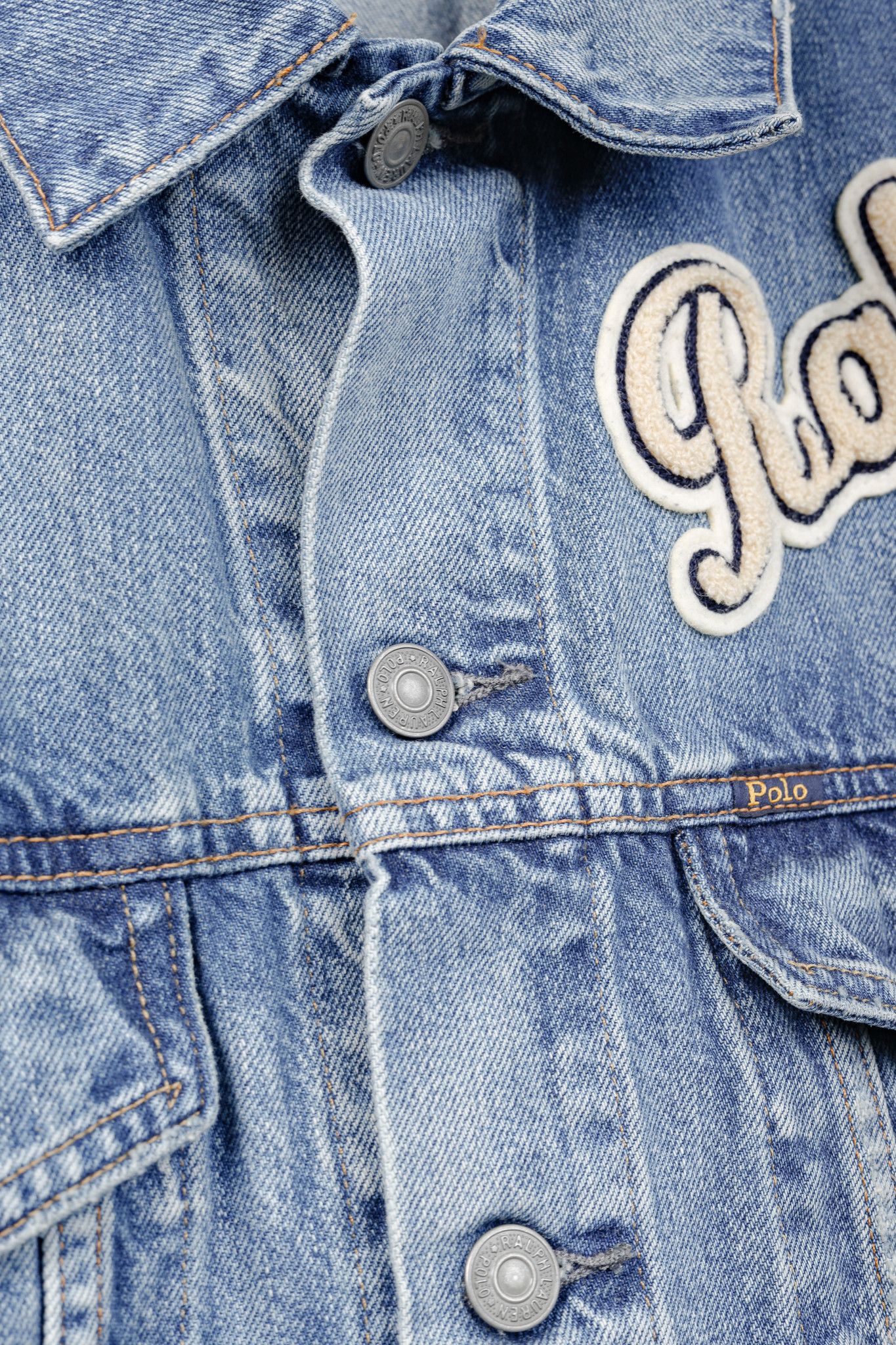 Denim & Supply Ralph Lauren × Polo Ralph Lauren Polo Denim & Supply Ralph Lauren Distressed Patch Jacket Size US L / EU 52-54 / 3 - 10 Thumbnail