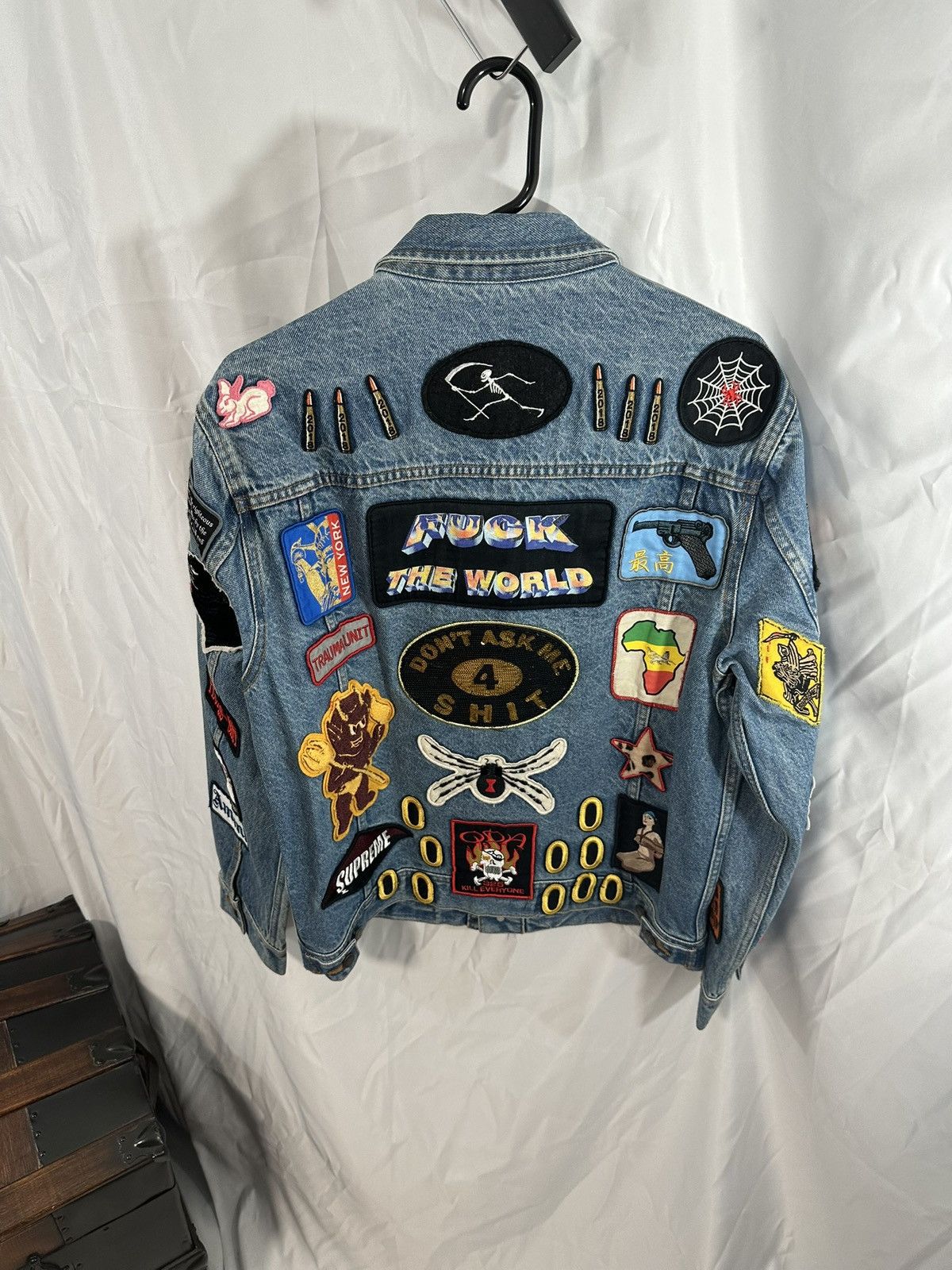 Supreme Supreme Patchwork Denim Jacket Size US M / EU 48-50 / 2 - 7 Thumbnail