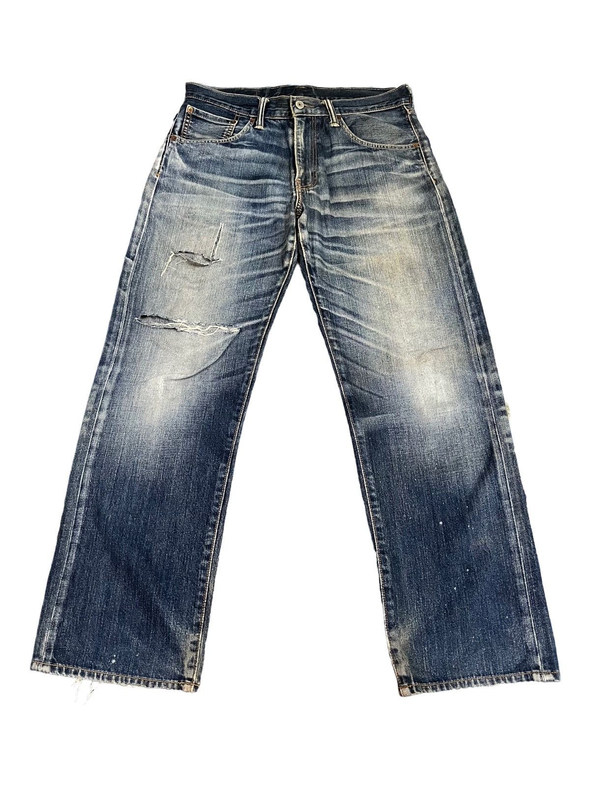 Levi's Vintage Levi’s 503 Baggy Distressed Style Denim Size US 31 - 1 Thumbnail