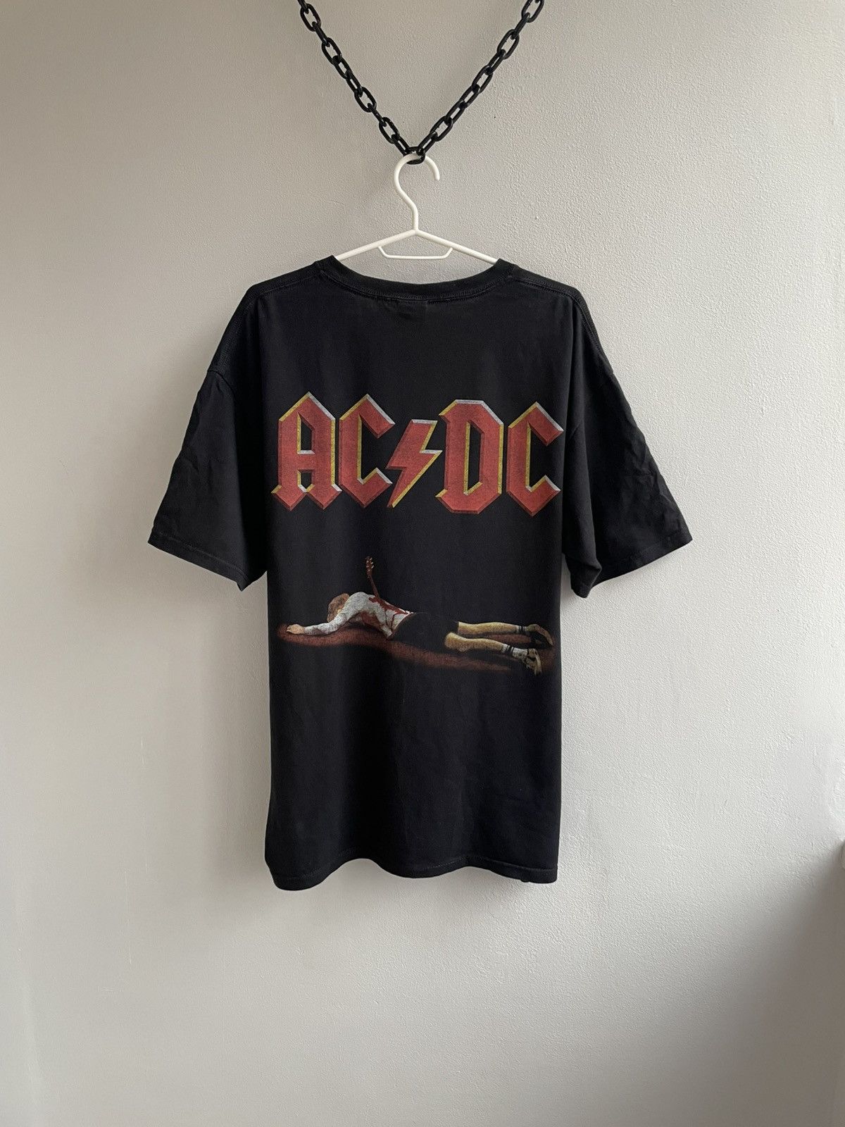 Vintage ACDC AC/DC 2000s 90s 00s HIGHWAY TO HELL T shirt merch Tee Size US XL / EU 56 / 4 - 8 Thumbnail
