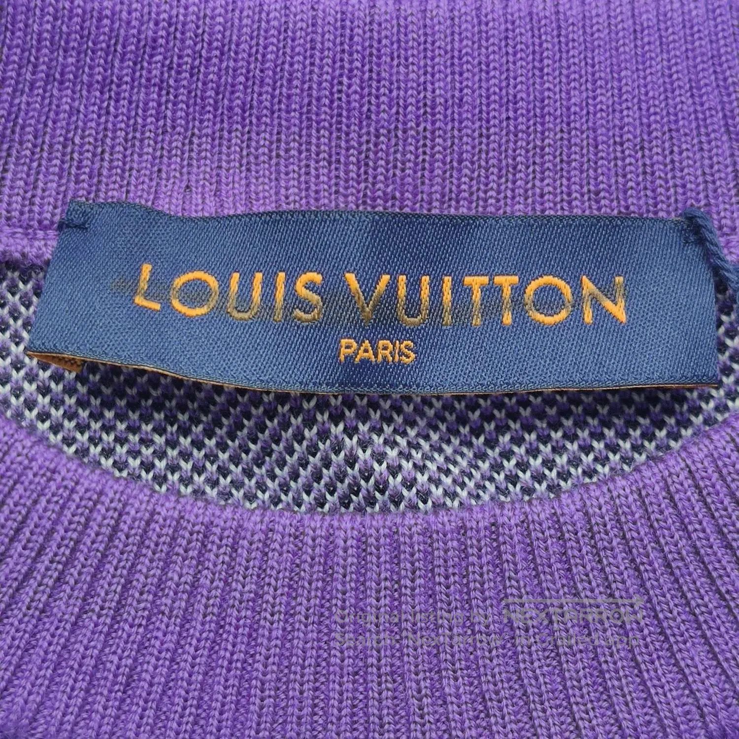 Louis Vuitton Louis Vuitton Wool Colorblock Logo Sweater XS. Size US XS / EU 42 / 0 - 3 Thumbnail