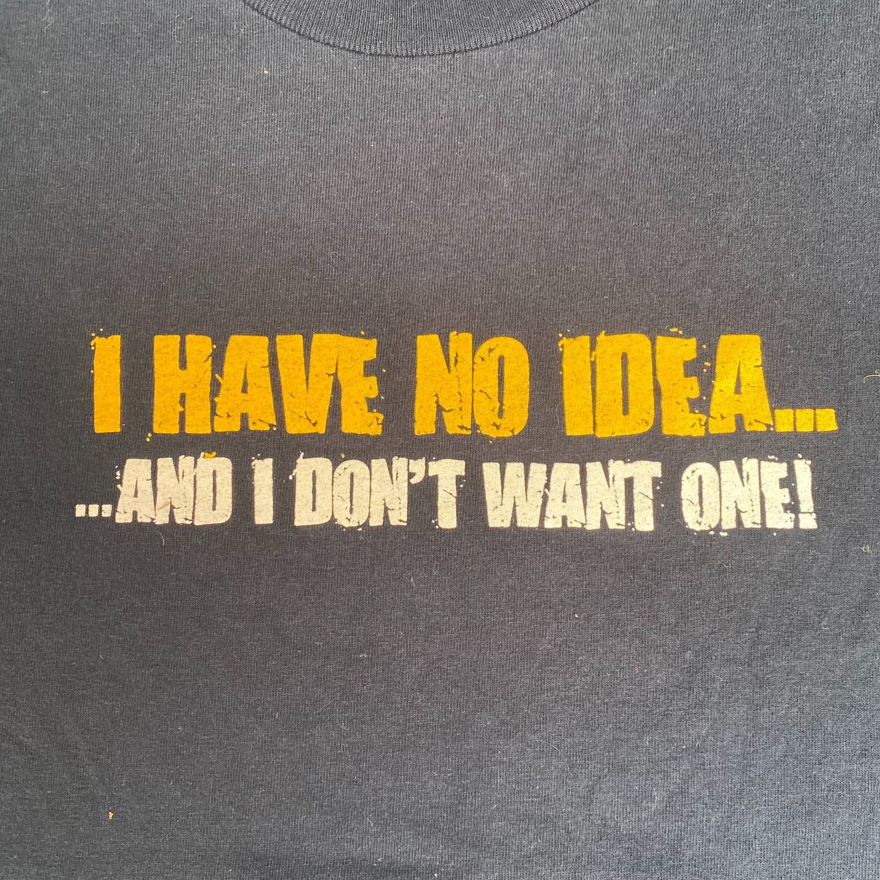 Vintage Vintage Y2K Ironic Humor Tee Dumb Grunge Punk Funny Tee Size US L / EU 52-54 / 3 - 3 Thumbnail