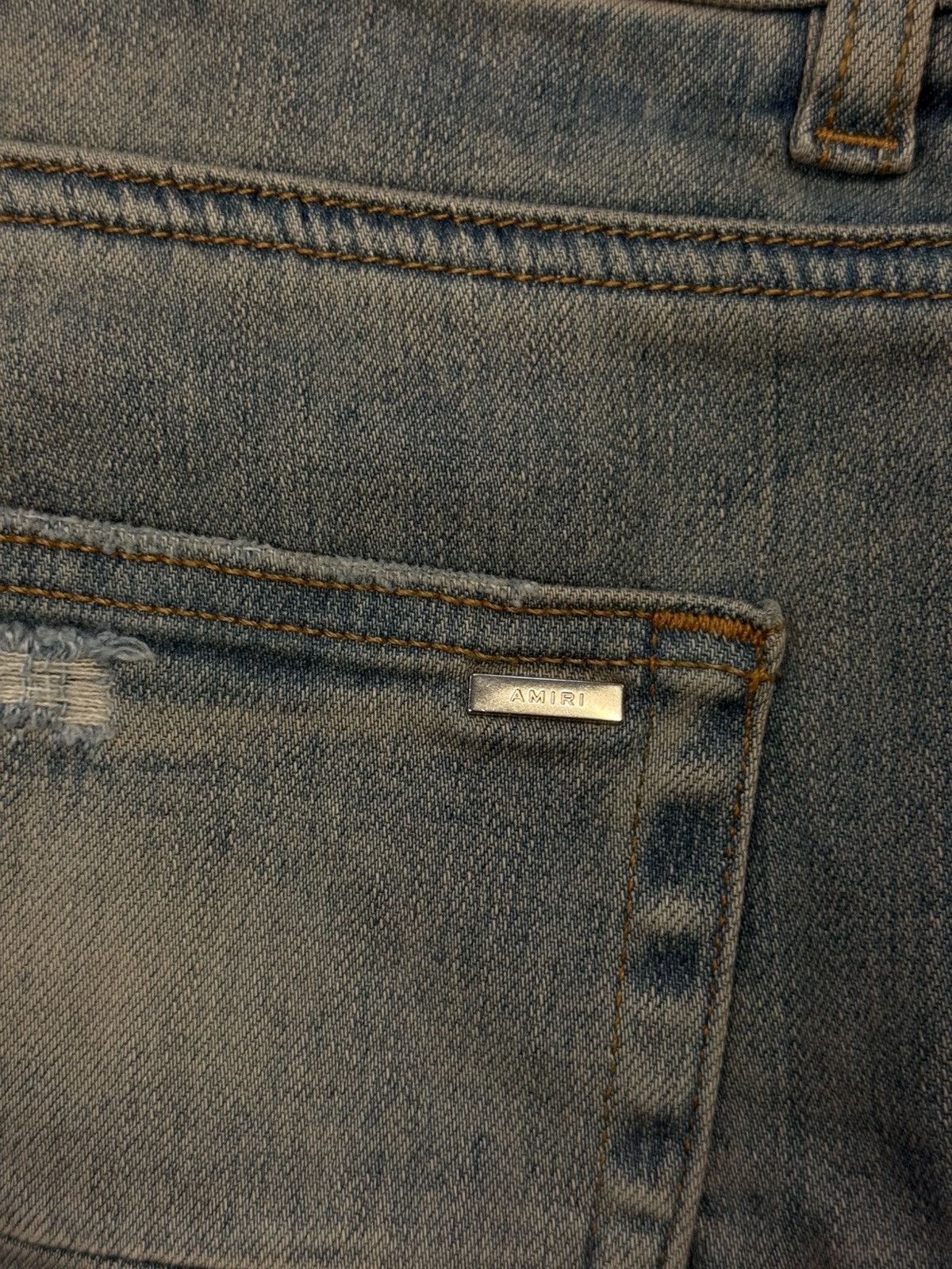 Amiri Amiri Art Patch Denim Pants Size 36 CLEAN 🧼 Size US 36 / EU 52 - 11 Thumbnail