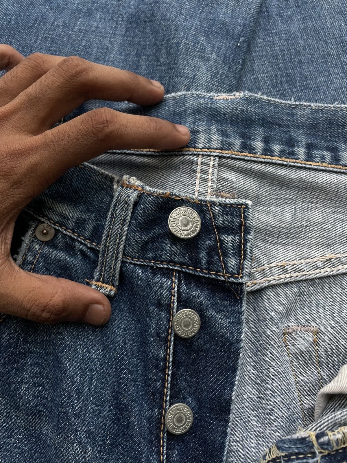 Edwin Vintage Distress Edwin Selvedge Inspired by Kapital Jeans Size US 30 / EU 46 - 16 Thumbnail