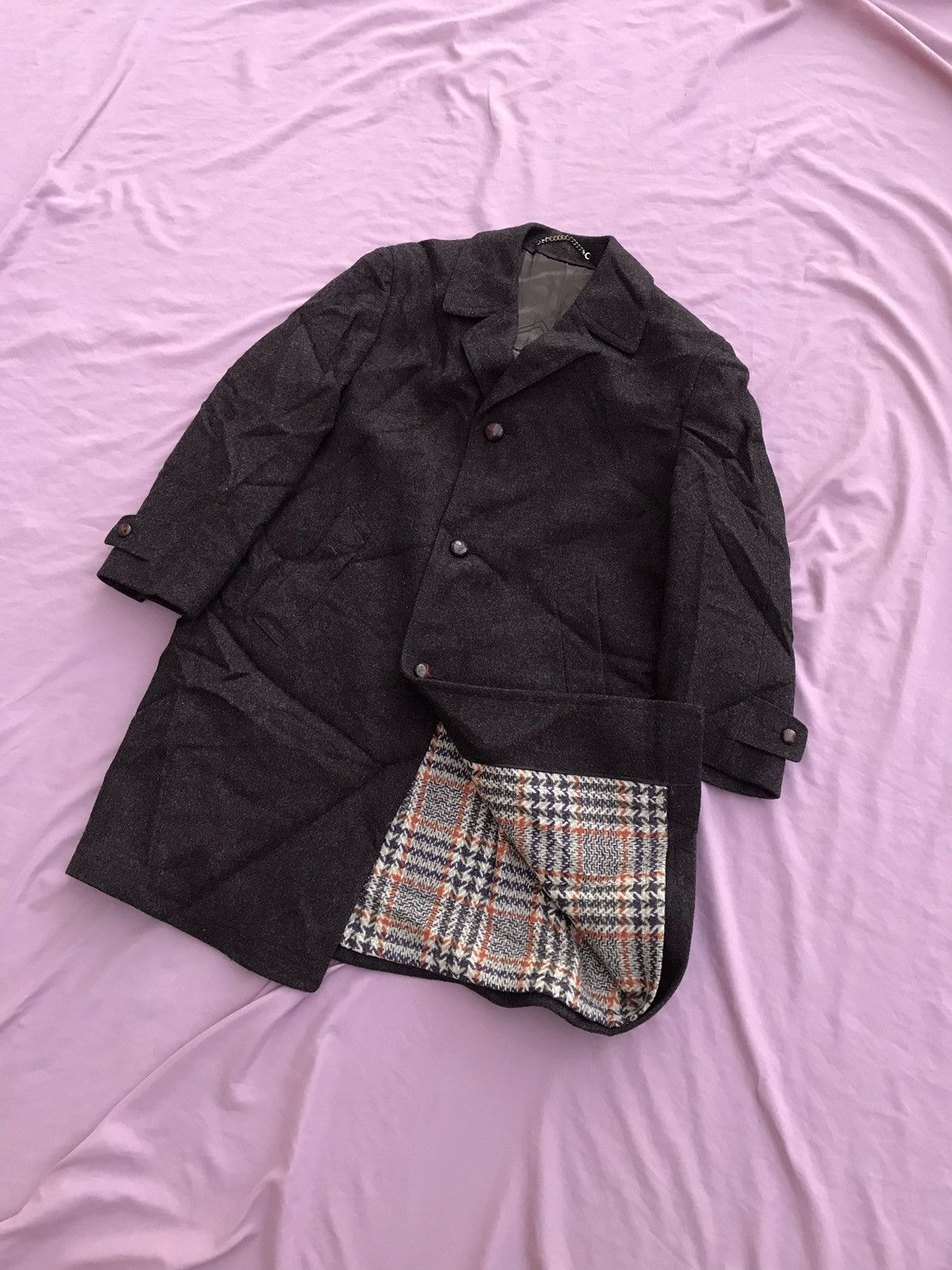 Other HEAVY TWEED thick wool German over coat Size US M / EU 48-50 / 2 - 3 Thumbnail